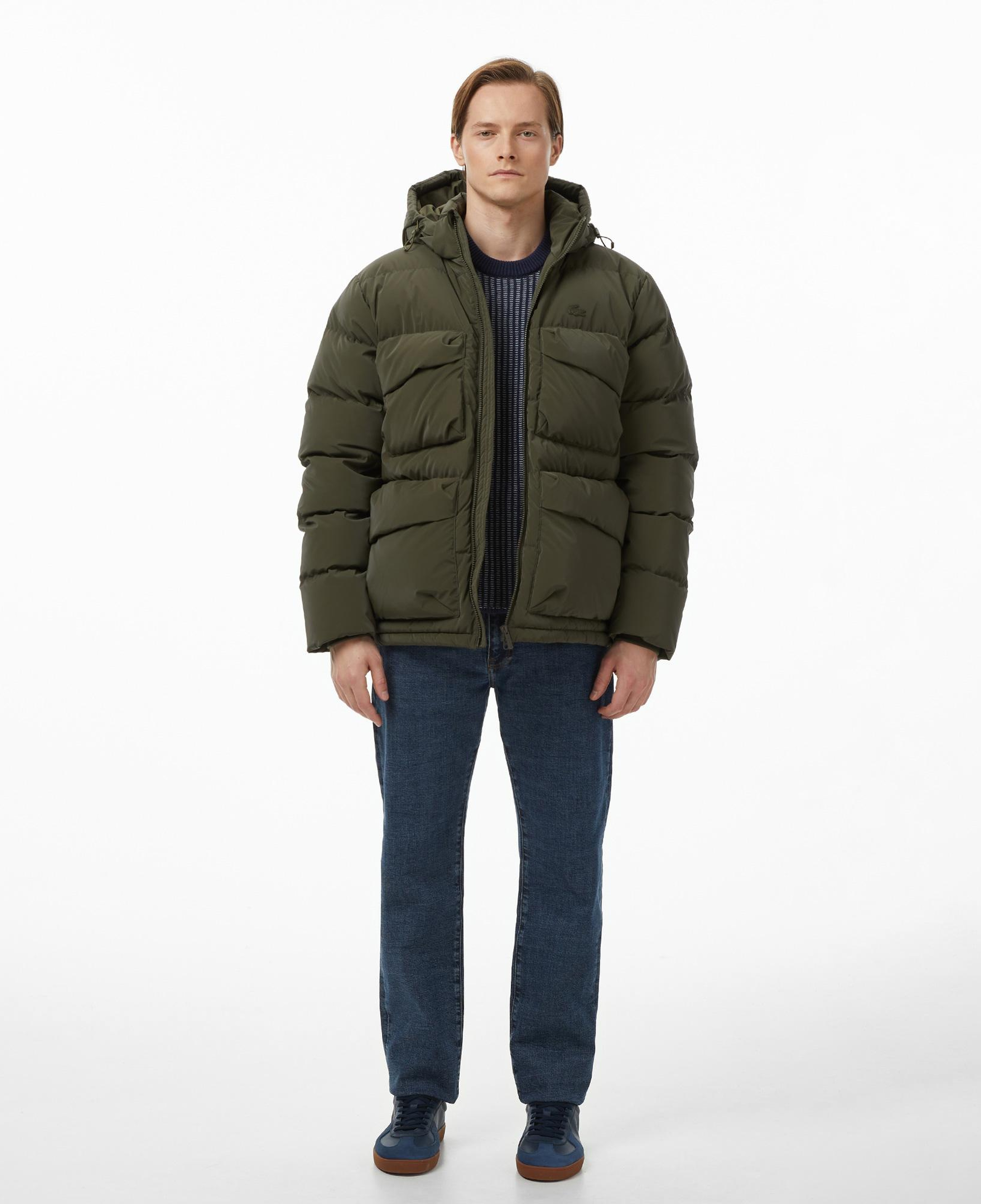 Lacoste Erkek Kapüşonlu Haki Mont