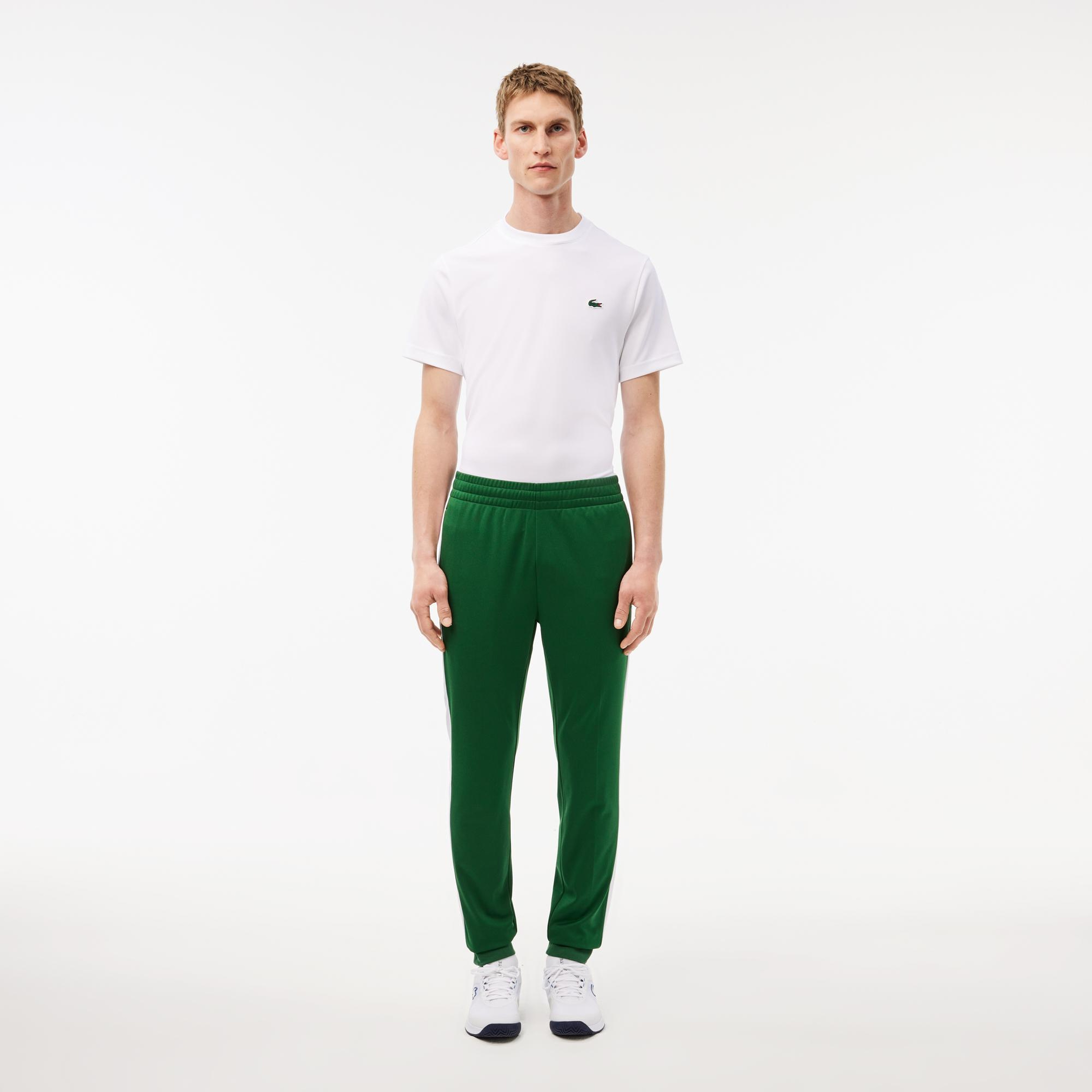 Erkek Regular Fit Baskılı Yeşil Eşofman Altı