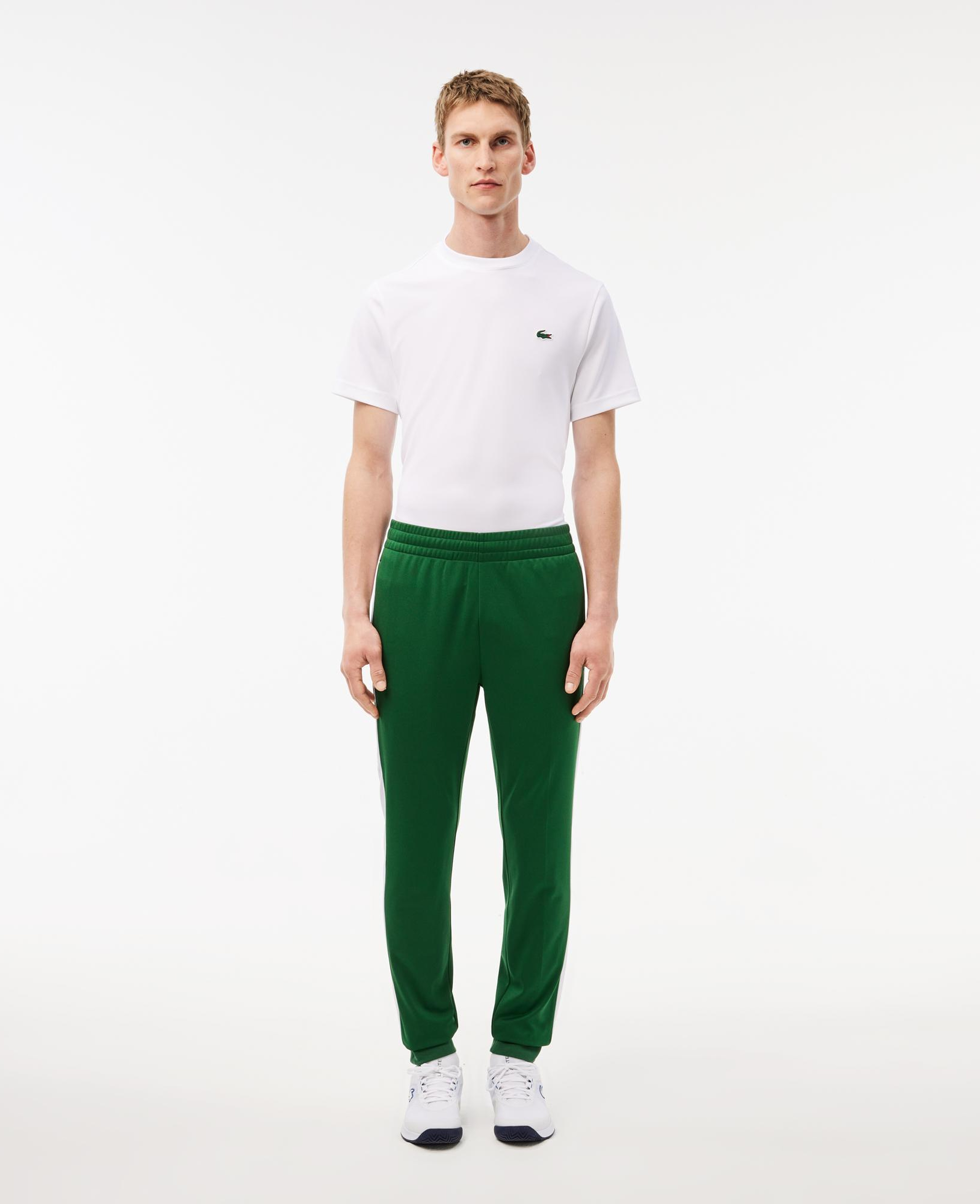 Erkek Regular Fit Baskılı Yeşil Eşofman Altı