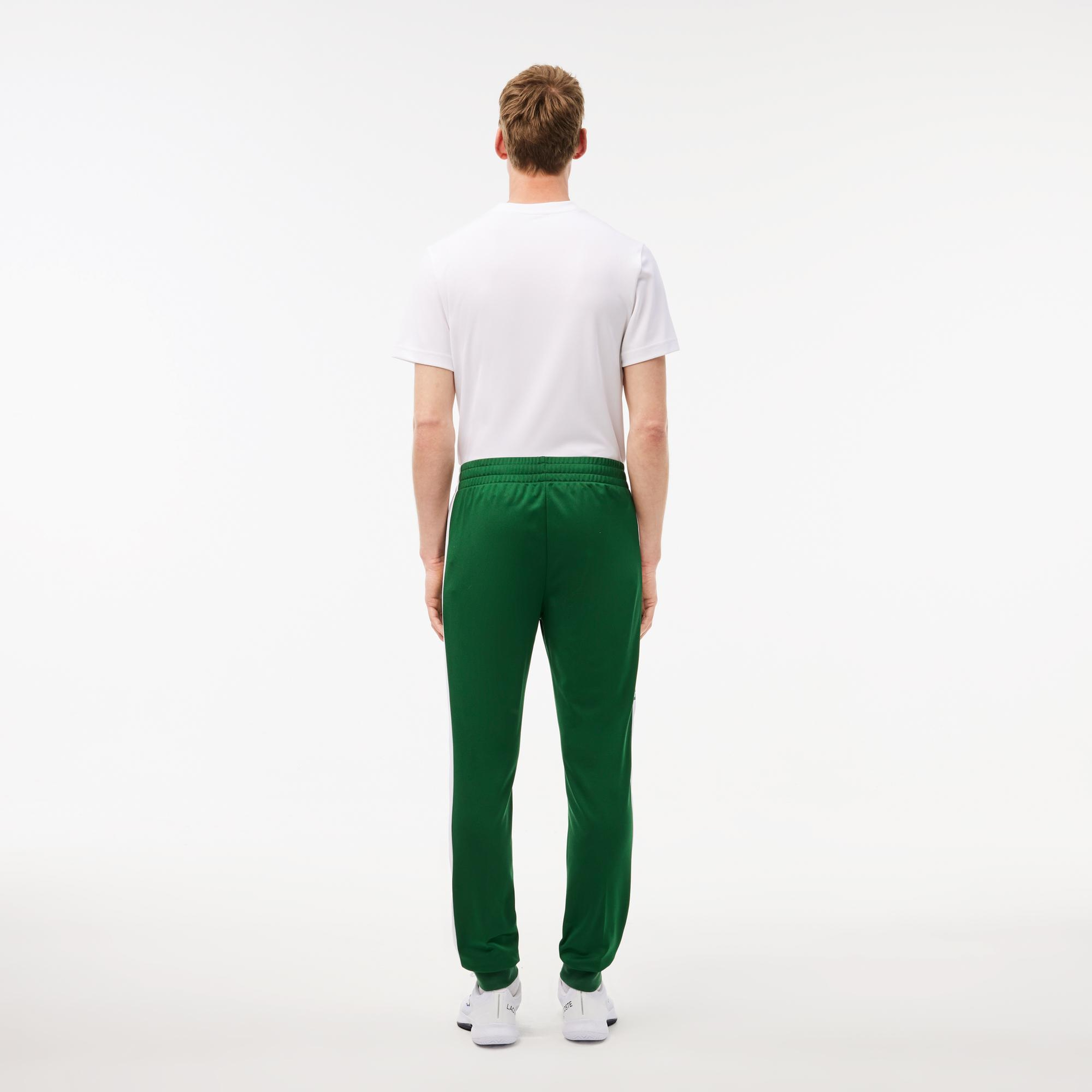 Erkek Regular Fit Baskılı Yeşil Eşofman Altı