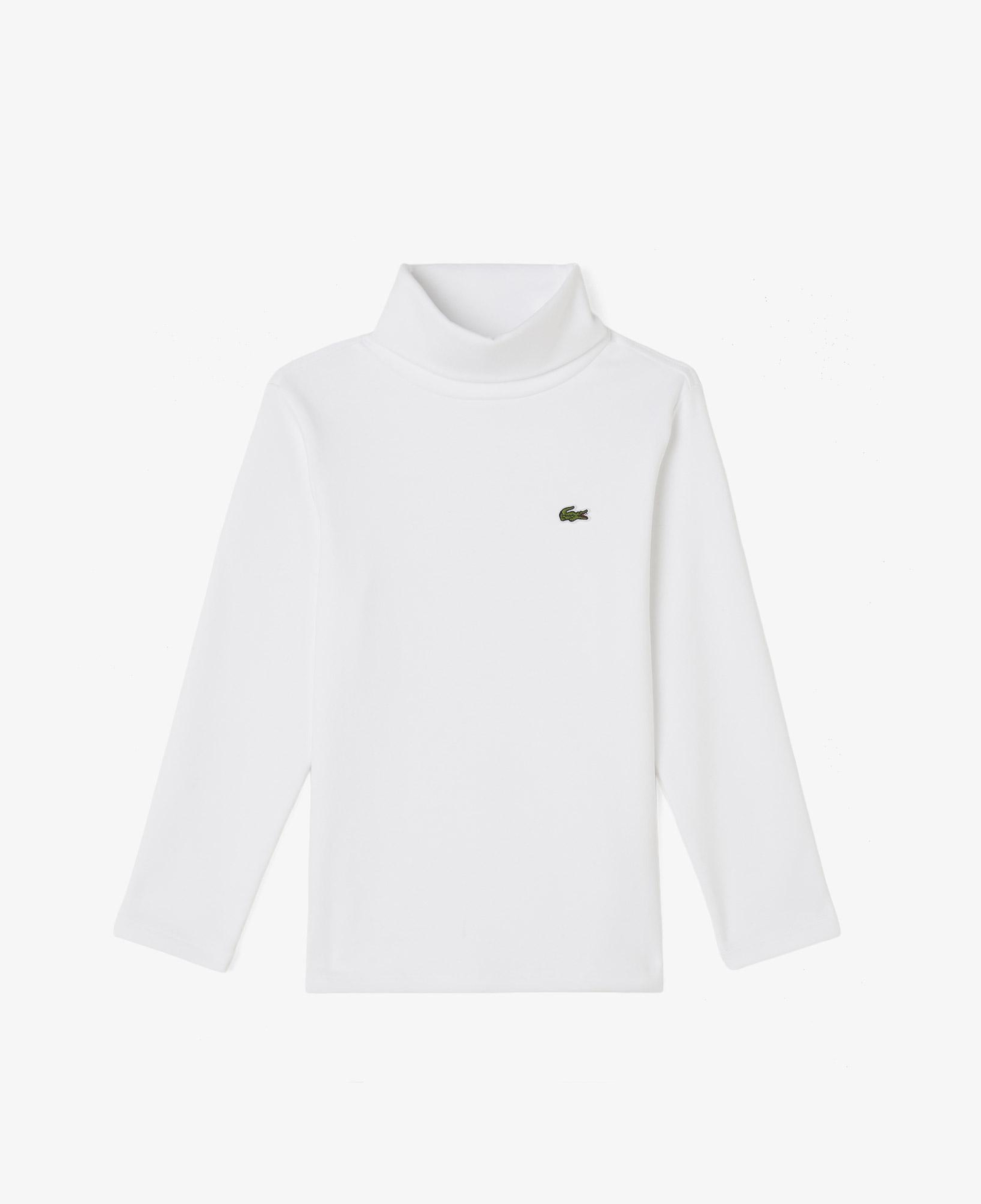 Lacoste Çocuk Bisiklet Yaka Beyaz T-Shirt