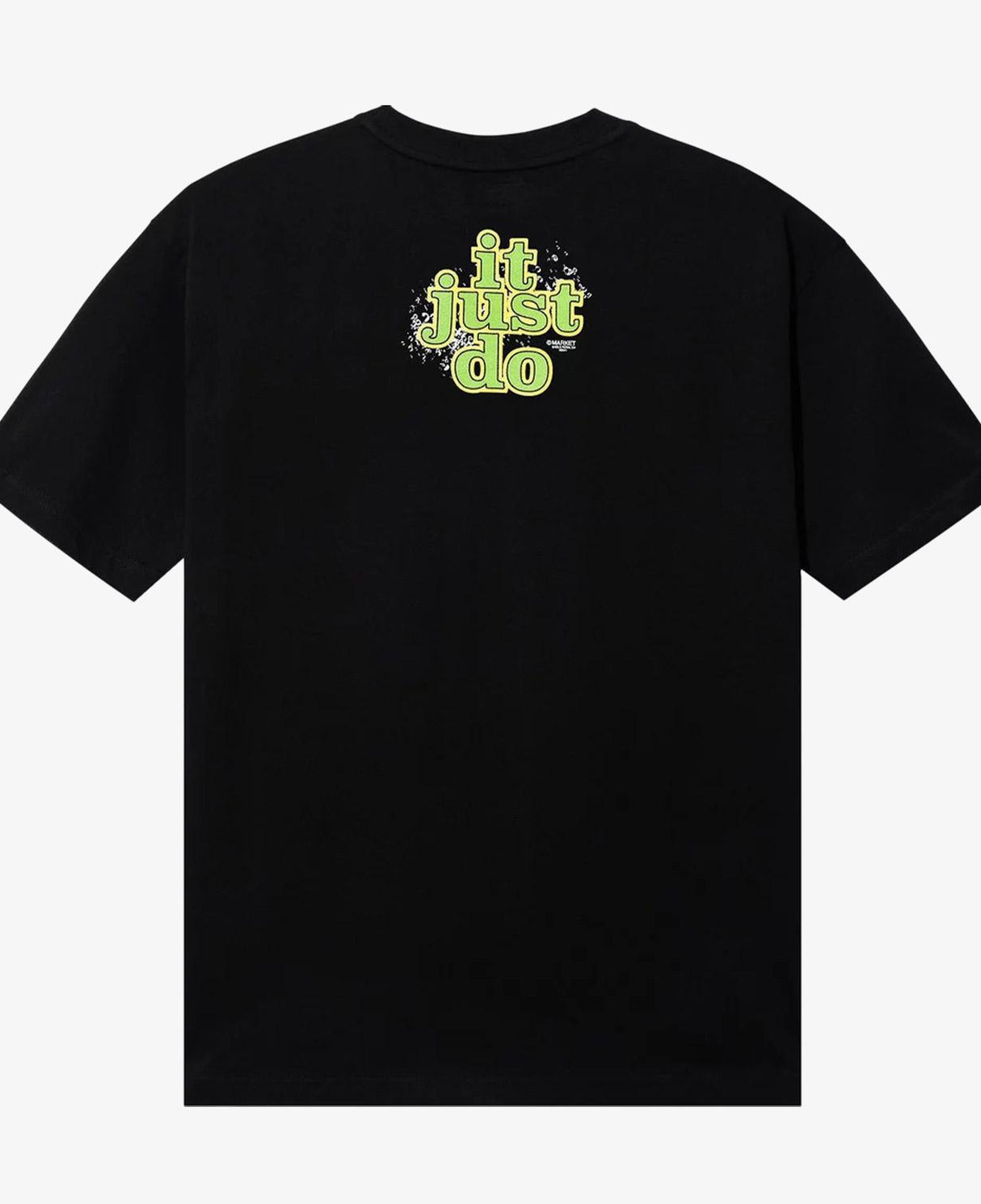 Market Smiley It Just Do Erkek Siyah T-Shirt