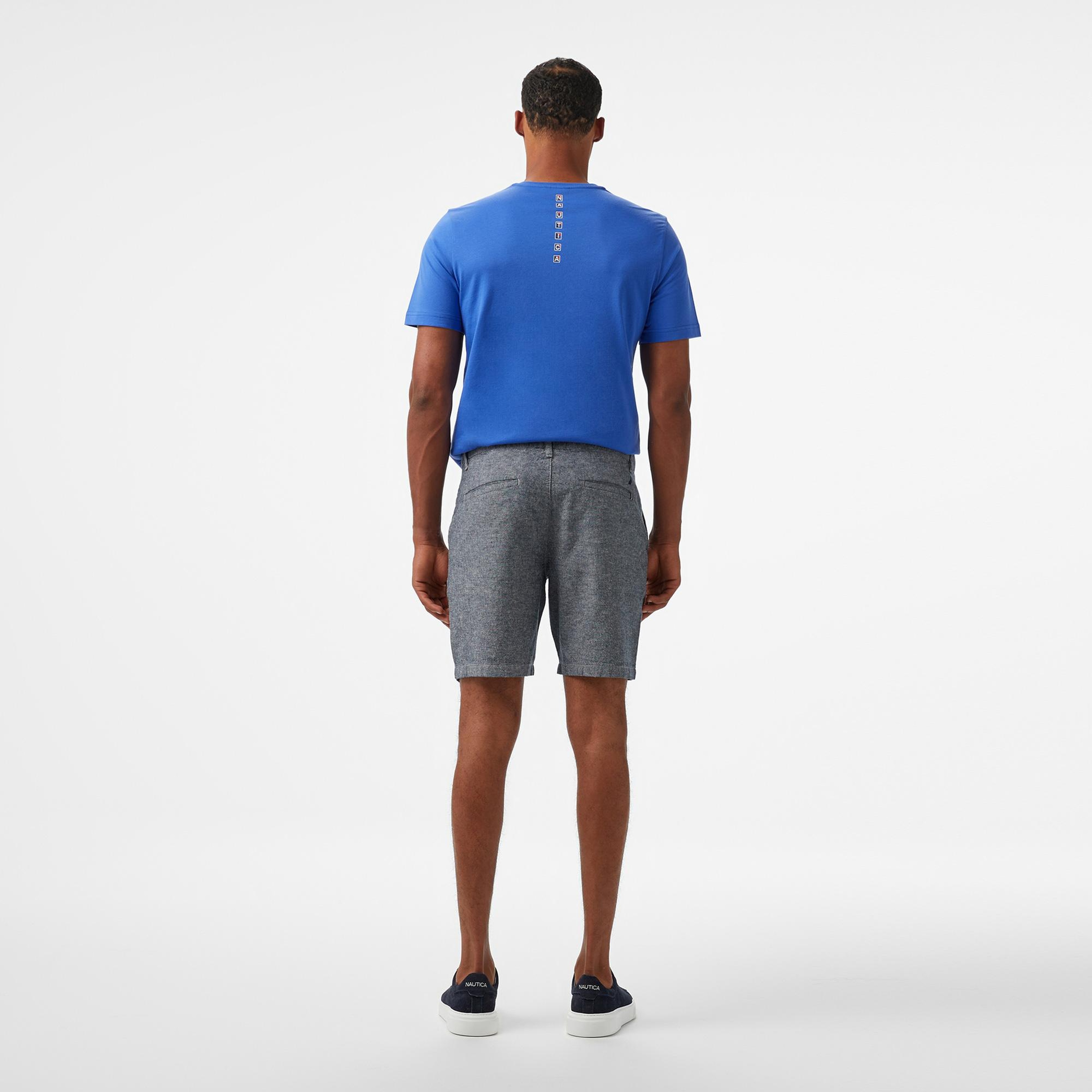 Nautica Erkek Gri Slim Fit Şort