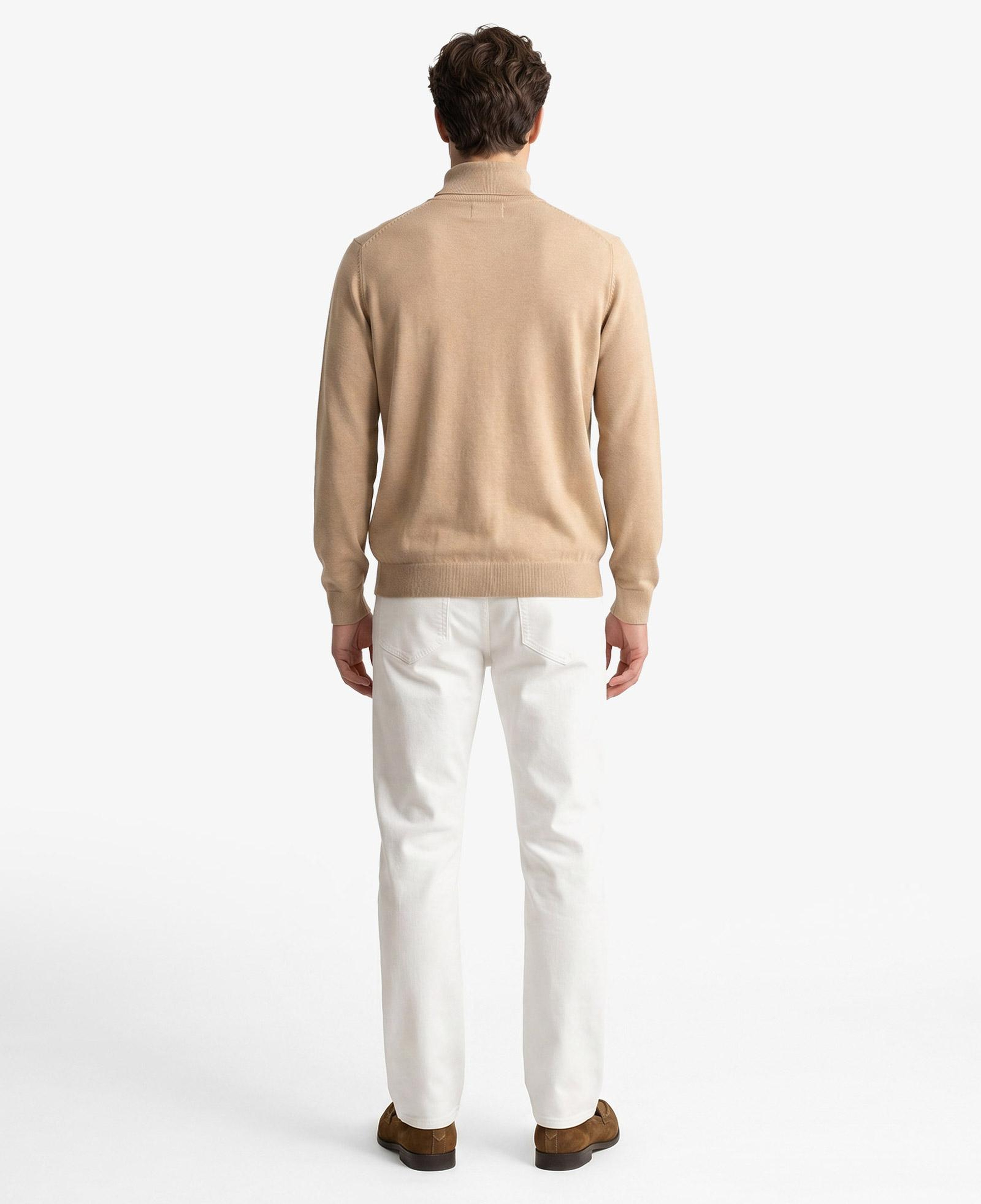 GANT Erkek Bej Regular Fit Yarım Fermuarlı Kazak