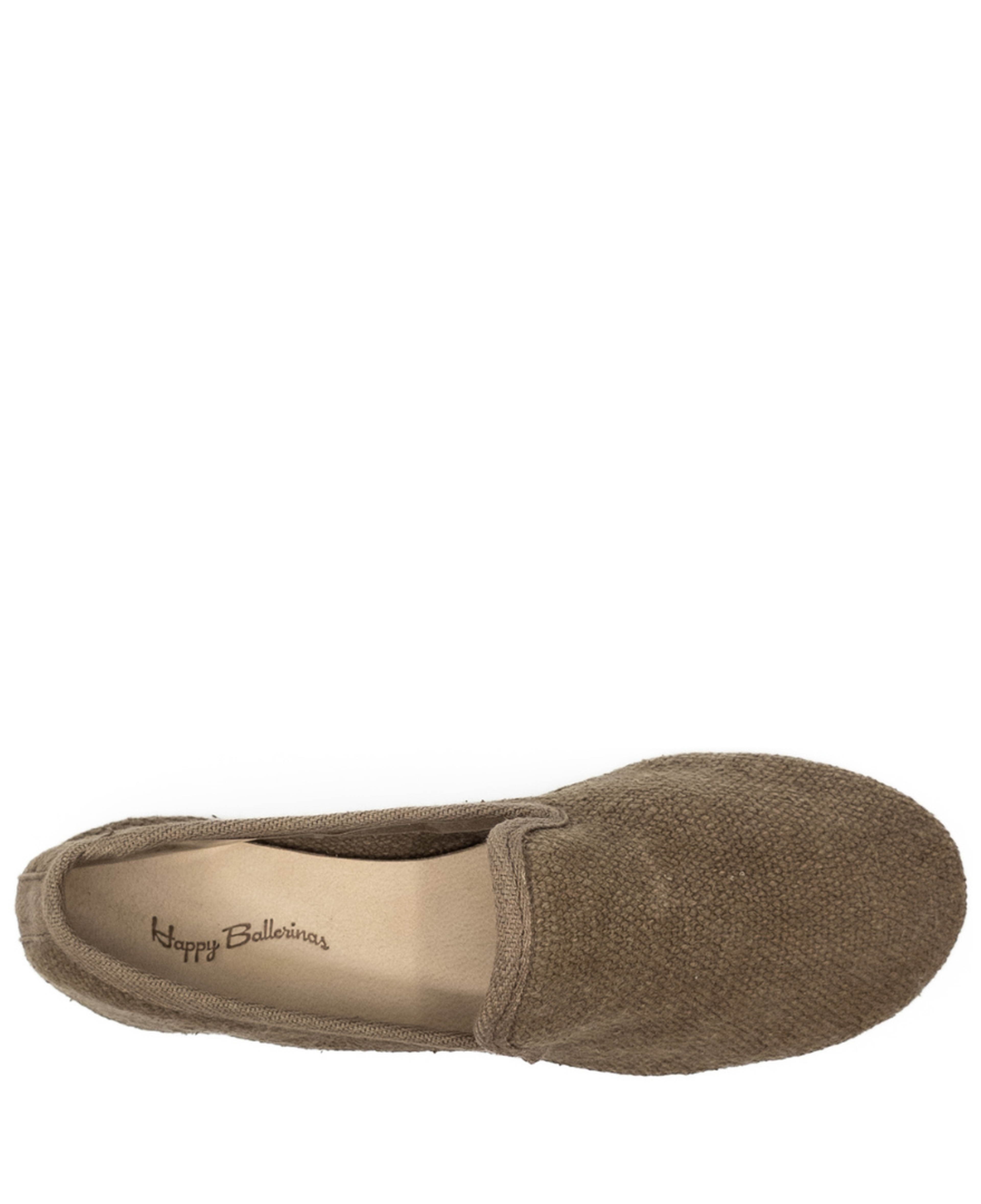 Barbara - Haki Koton Kumaş Barefoot Loafer
