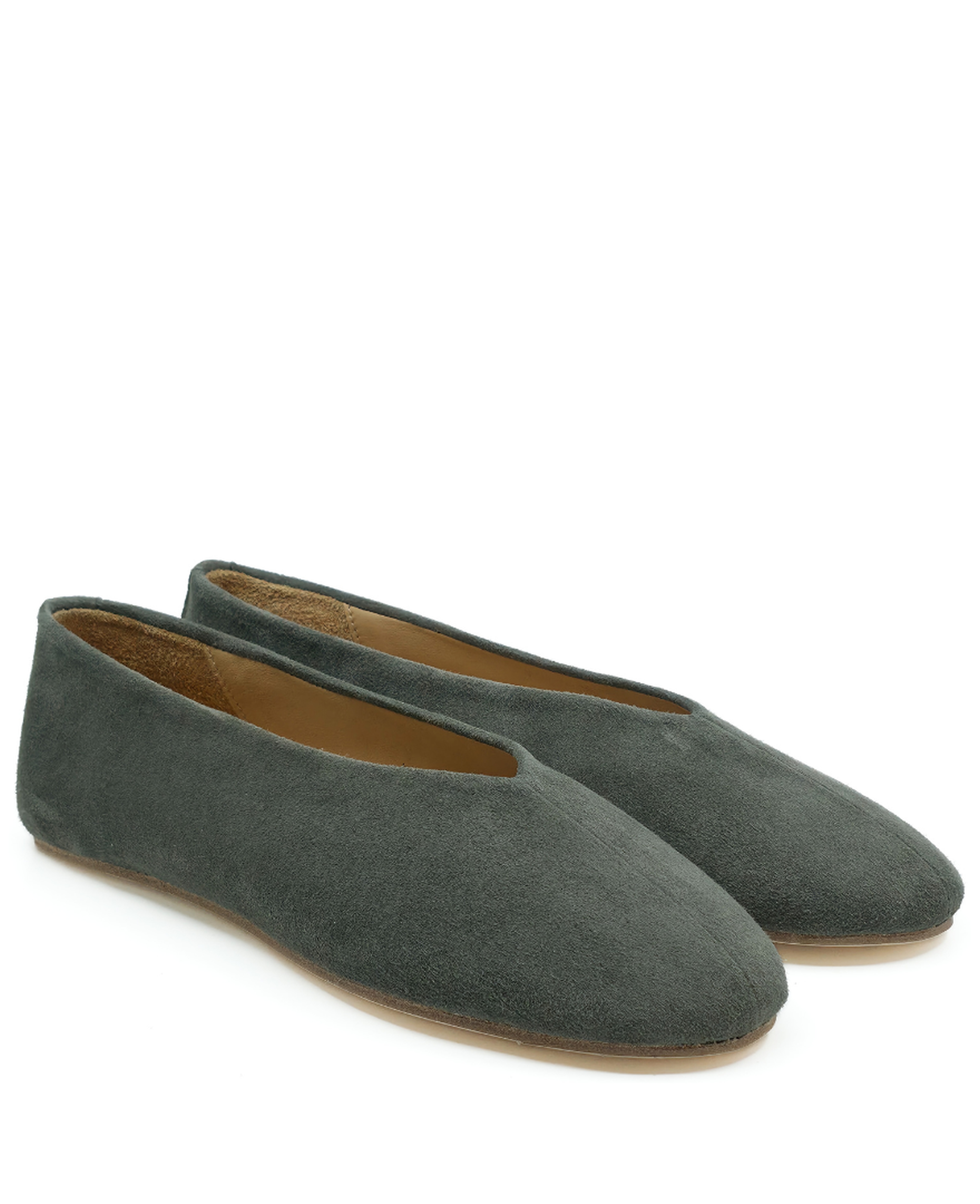 Ginevra - Yeşil Süet Barefoot Babet