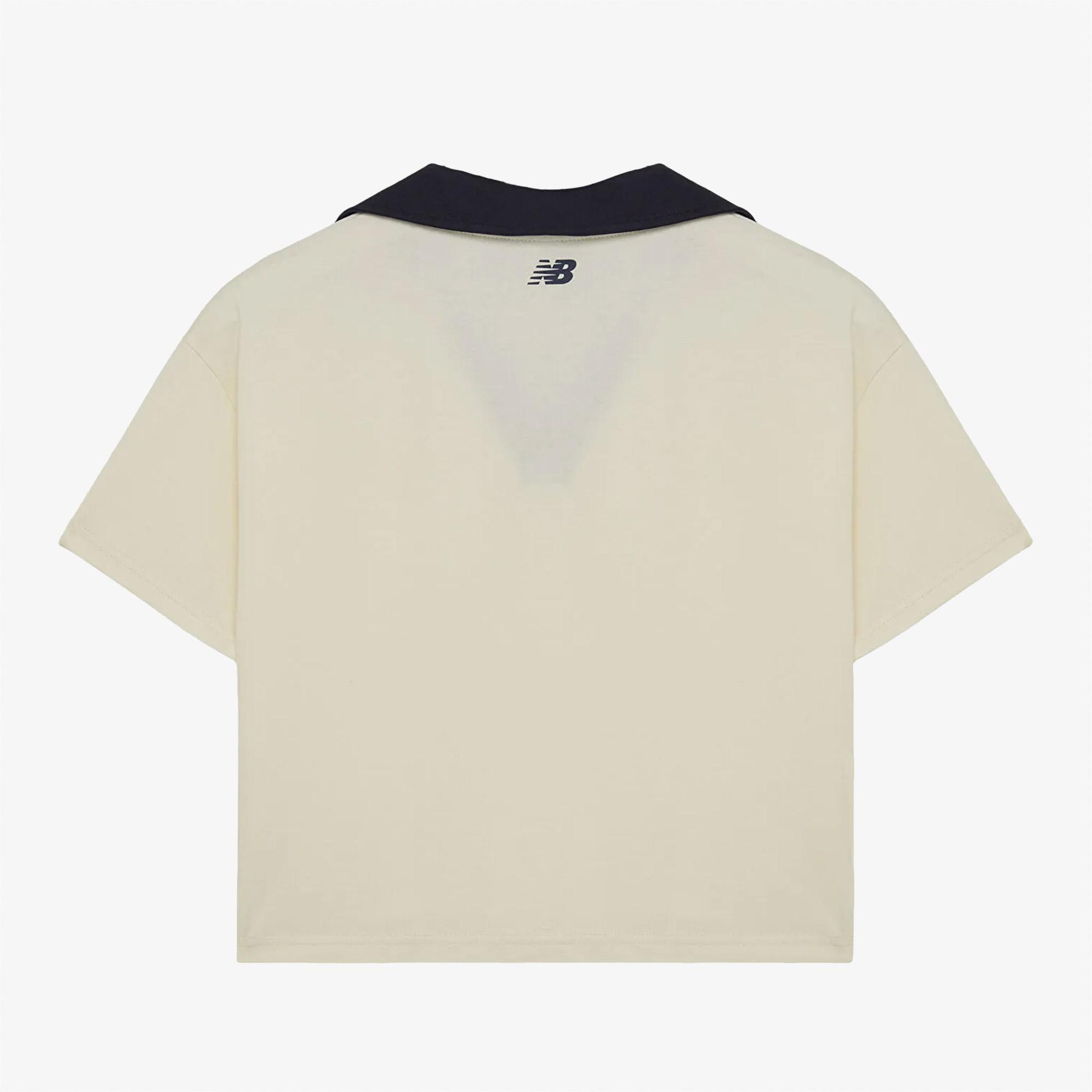 New Balance WNT1610 Lifestyle Kadın Krem T-Shirt