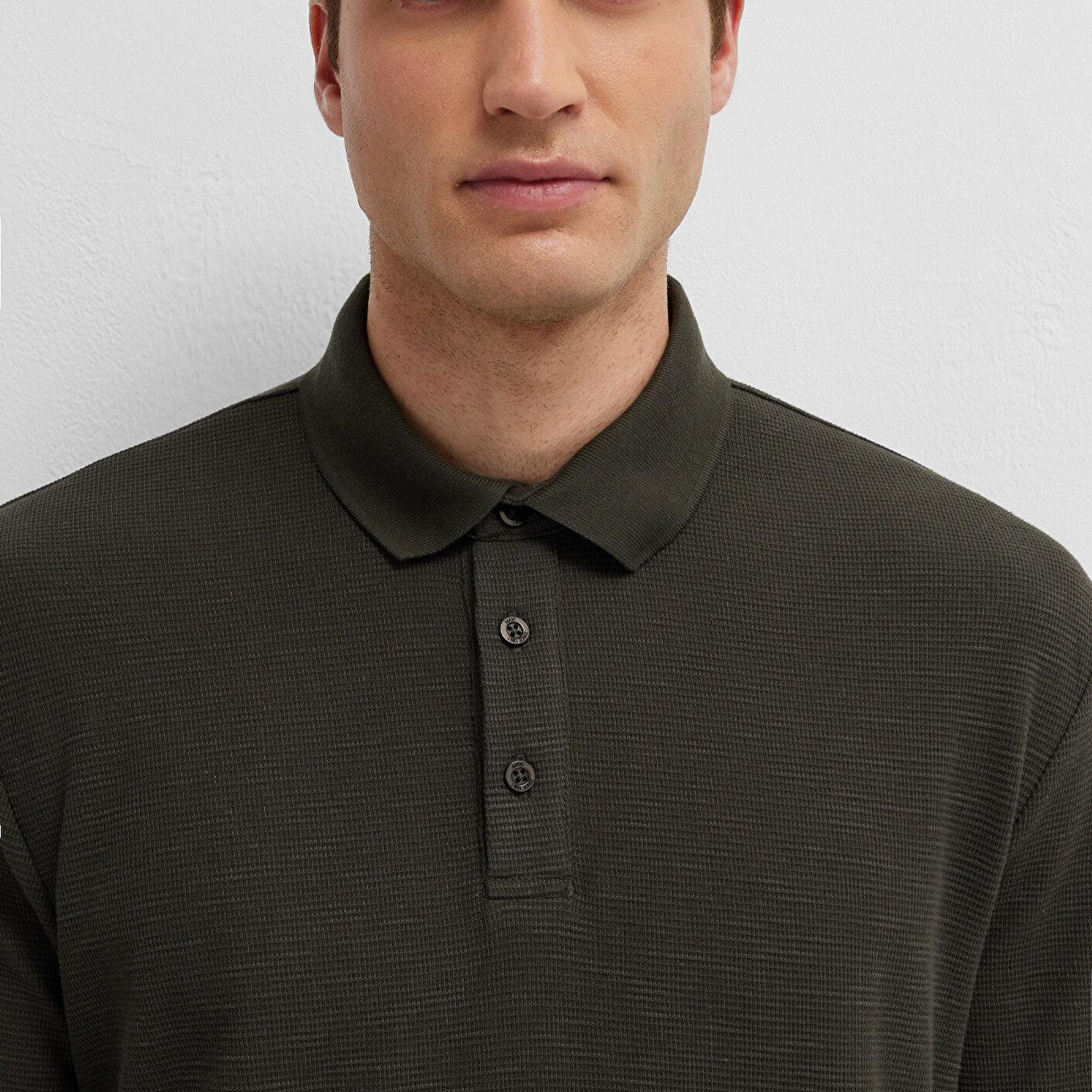 Mavi Yeşil Polo Tişört Slim Fit / Dar Kesim 0612521-71553