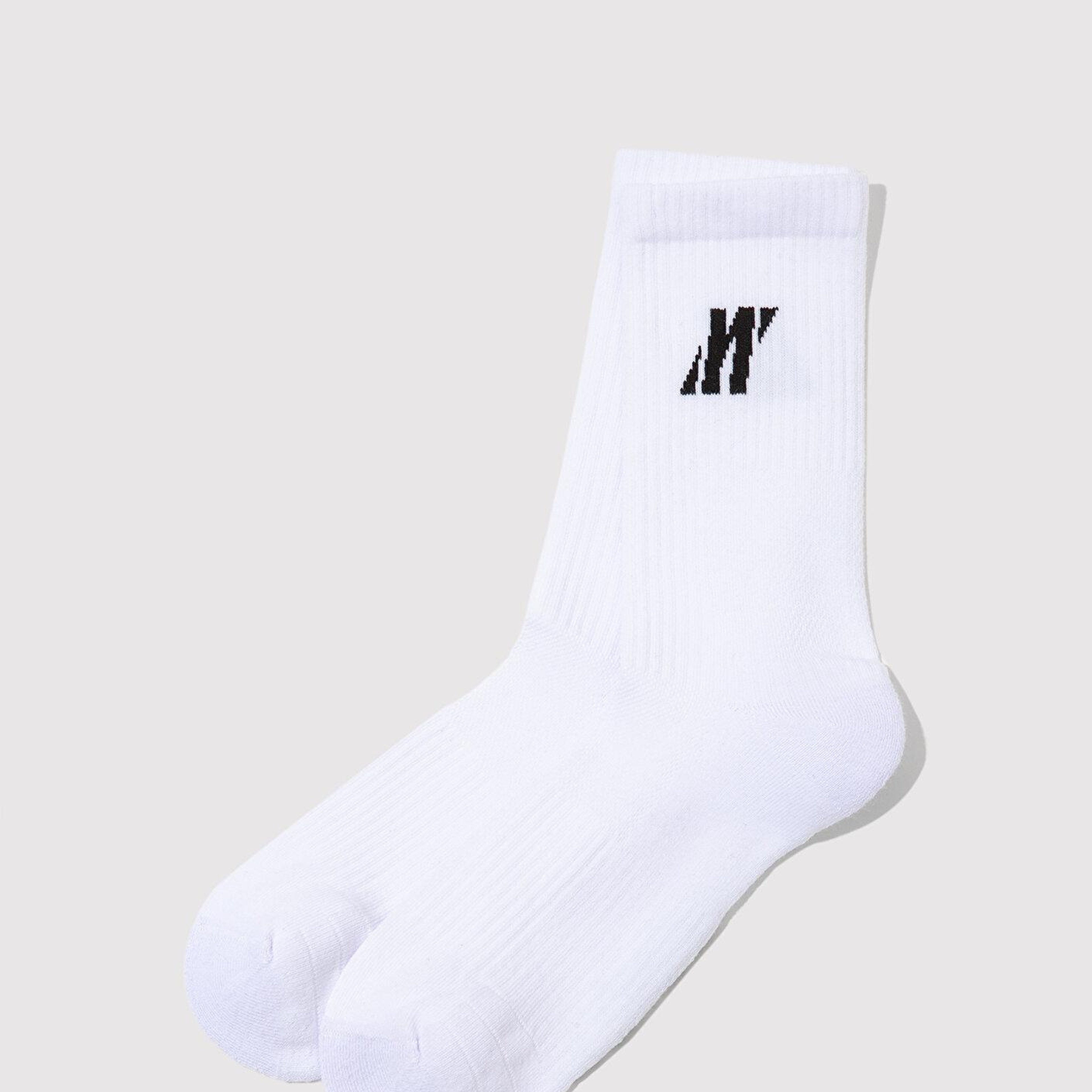 Mavi Mavi Pro Baskılı Beyaz Soket Çorap 0912278-620