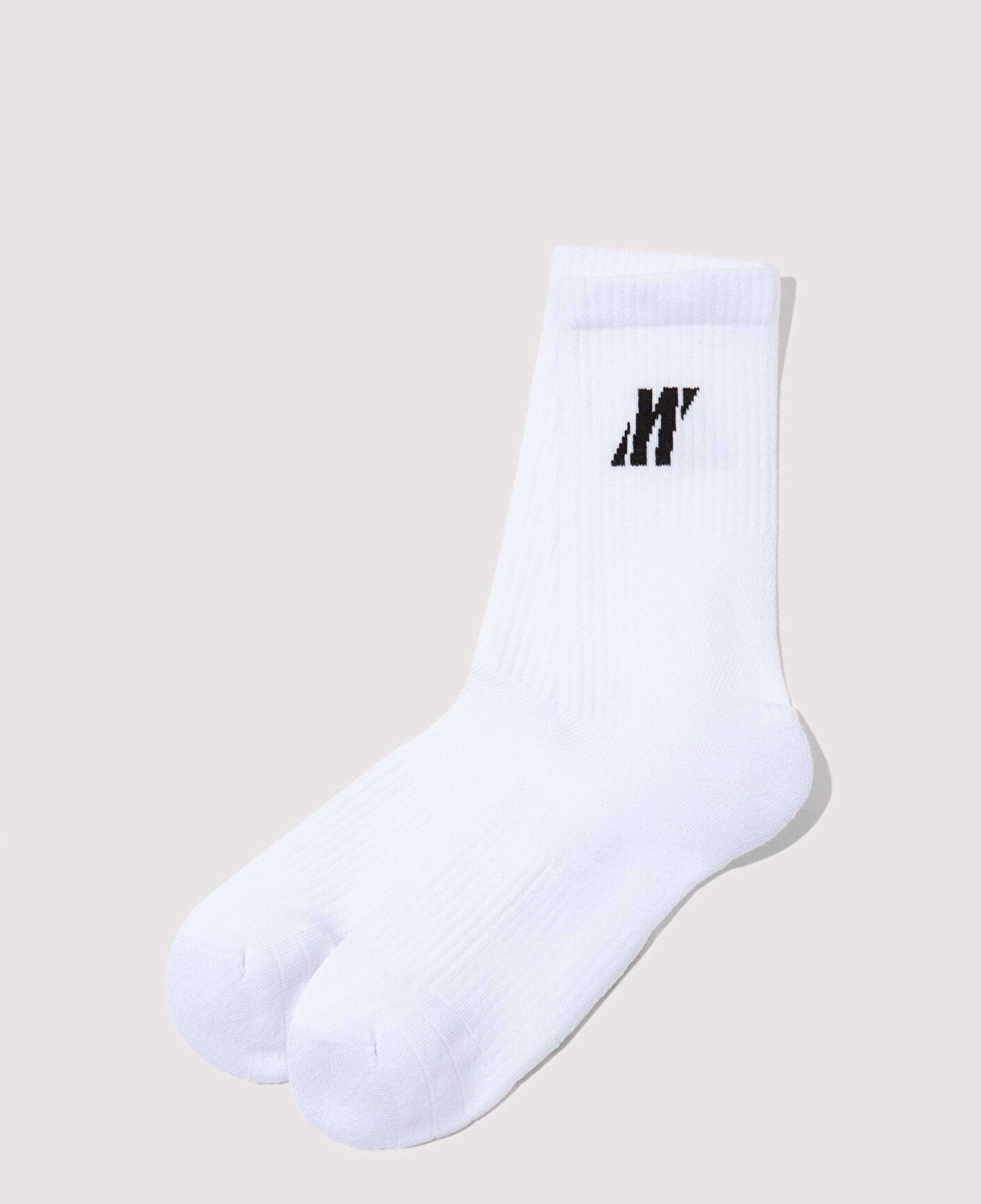 Mavi Mavi Pro Baskılı Beyaz Soket Çorap 0912278-620