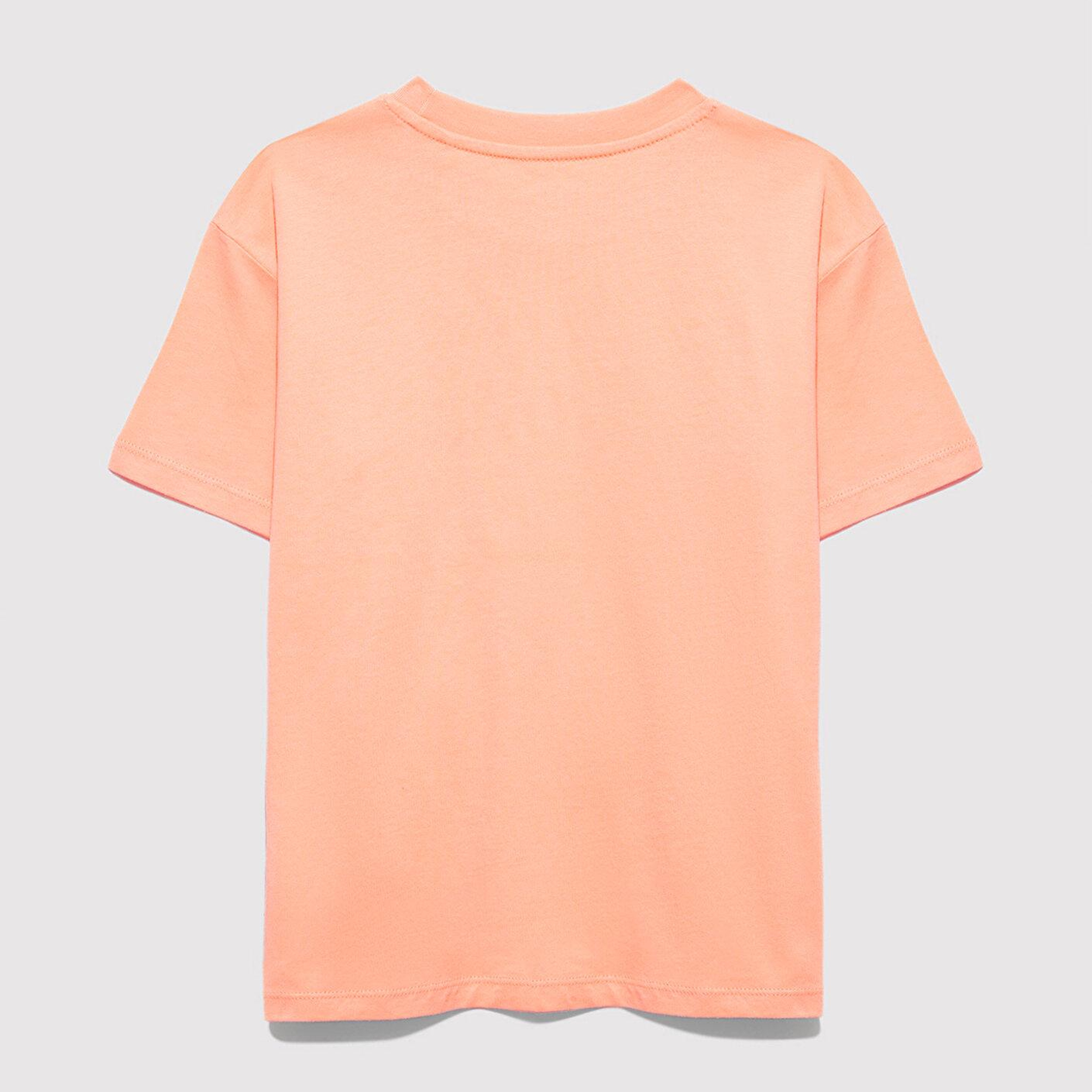 Mavi Mavi Logo Baskılı Turuncu Tişört Loose Fit / Bol Rahat Kesim 7610467-71160
