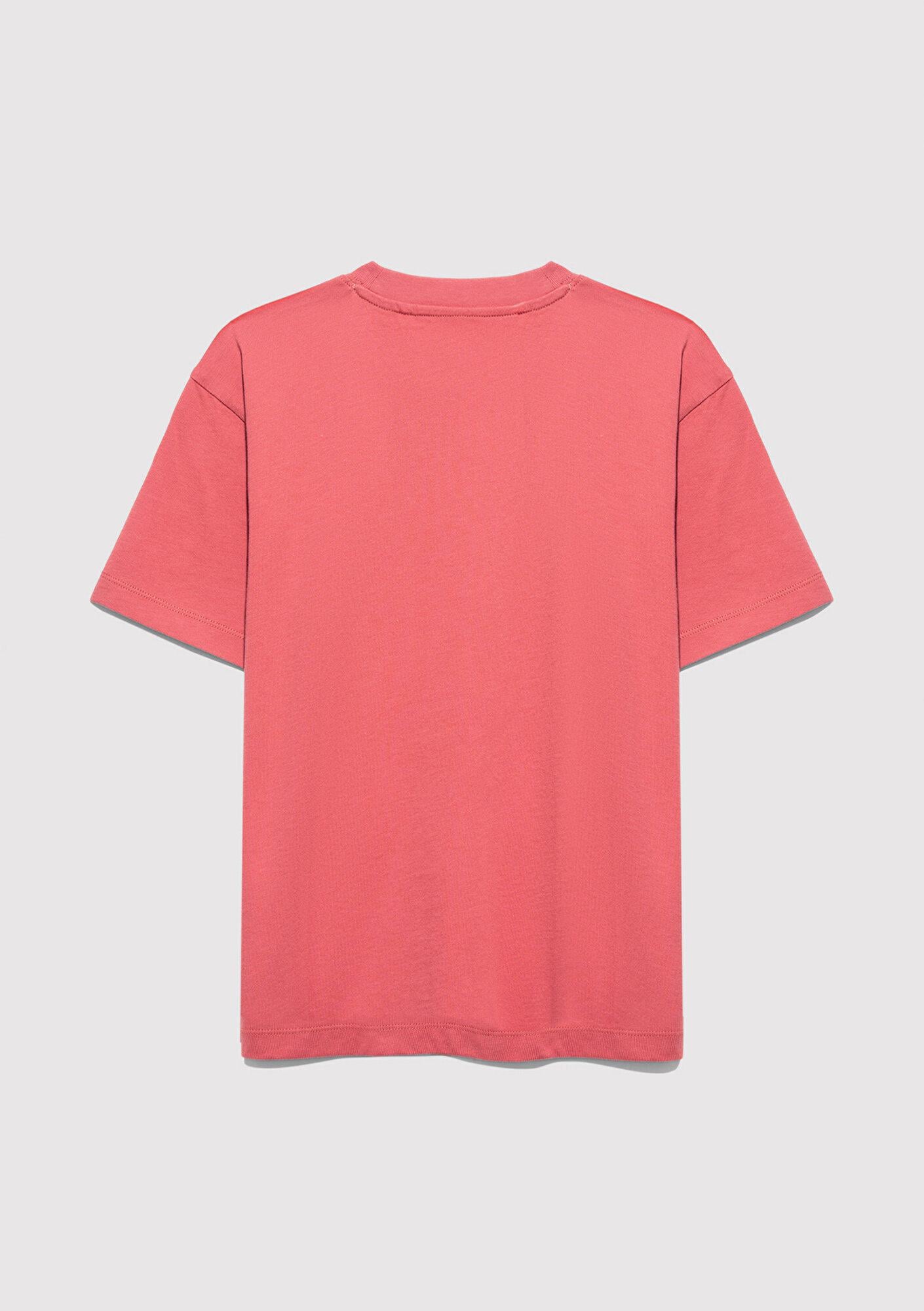 Mavi Mavi Logo Baskılı Kırmızı Tişört Loose Fit / Bol Rahat Kesim 6610484-71102