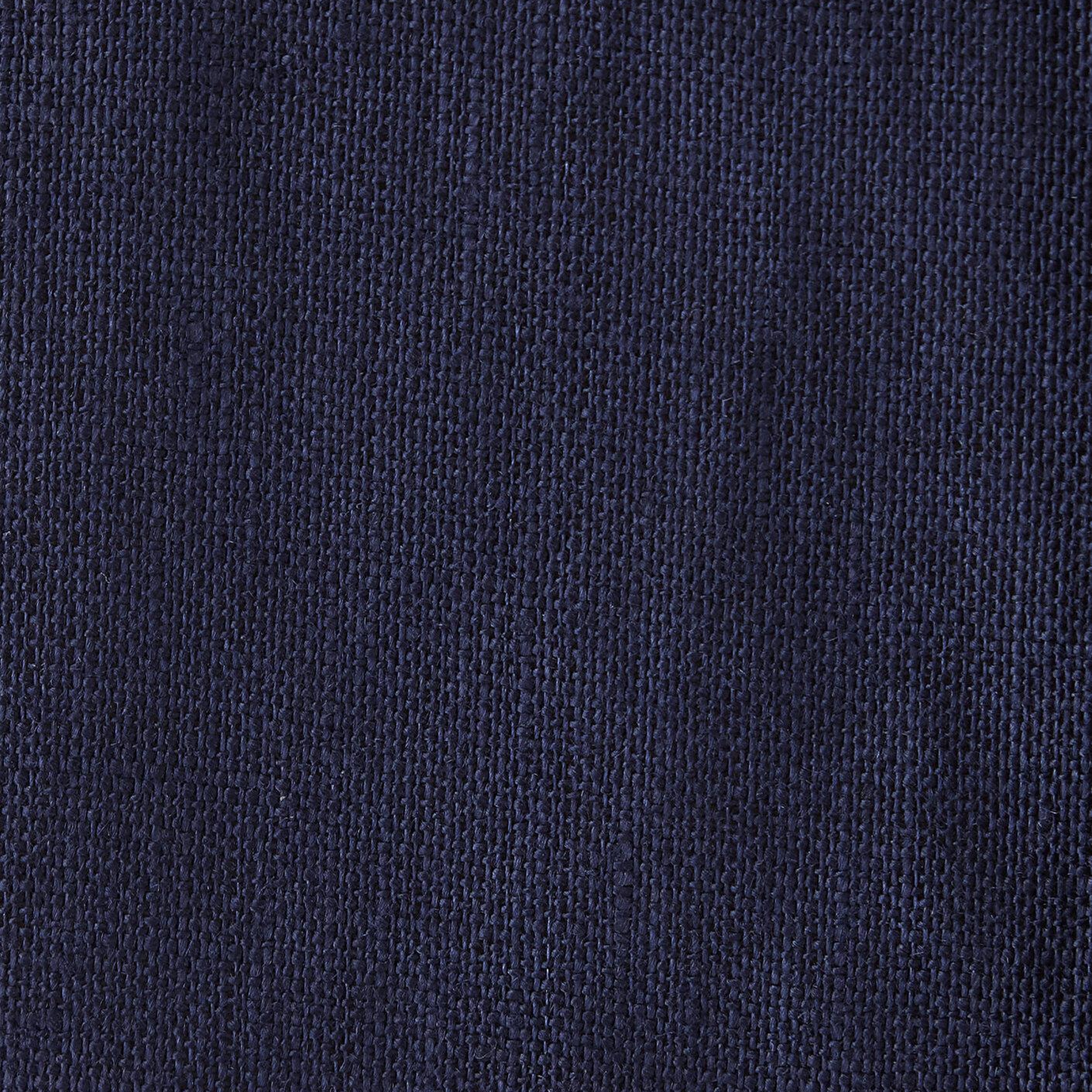 Mavi Kısa Kollu Lacivert Keten Gömlek Loose Fit / Bol Rahat Kesim 0211966-86623
