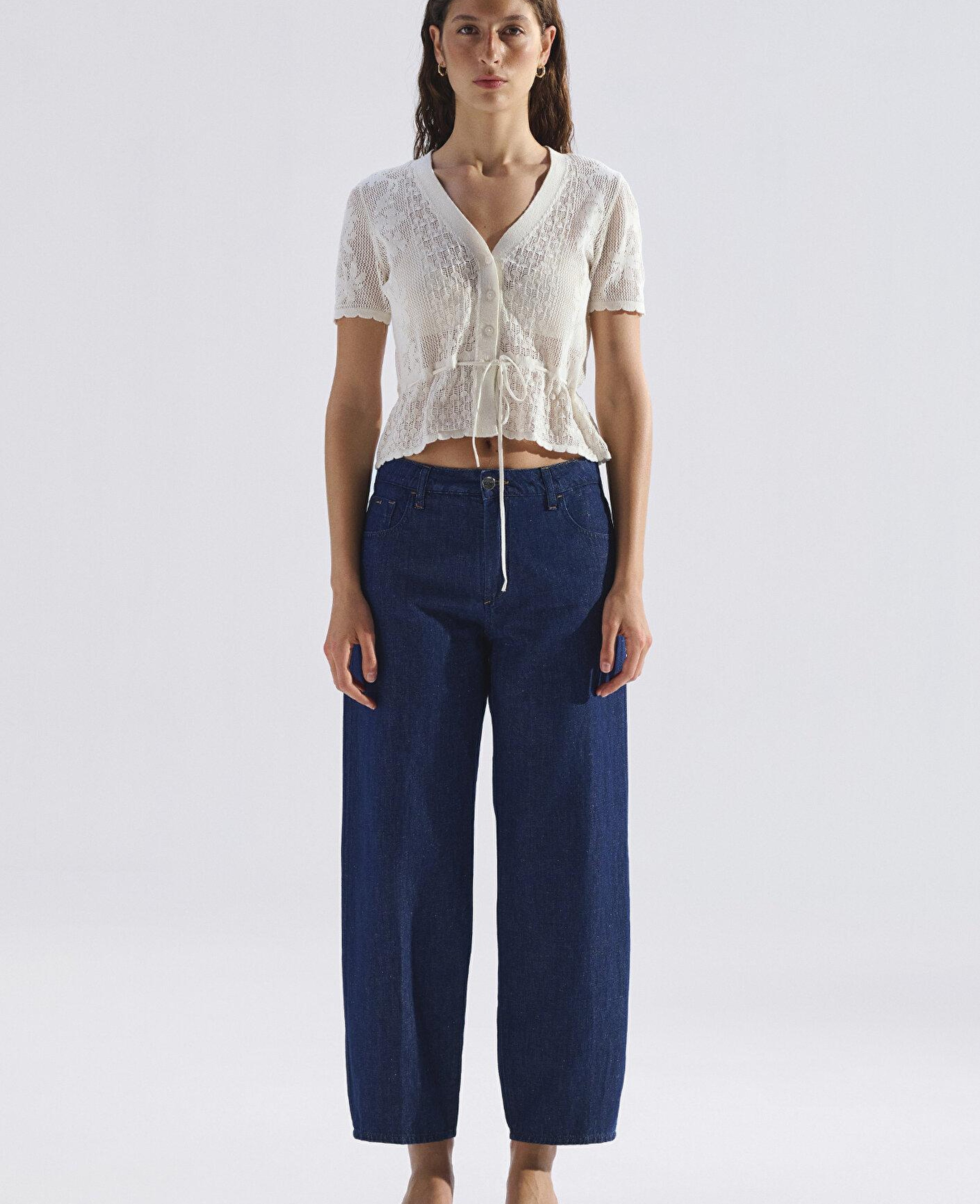 Mavi Leila Mavi Edition Keten Karışımlı Rinse Jean Pantolon 1010600-A3174