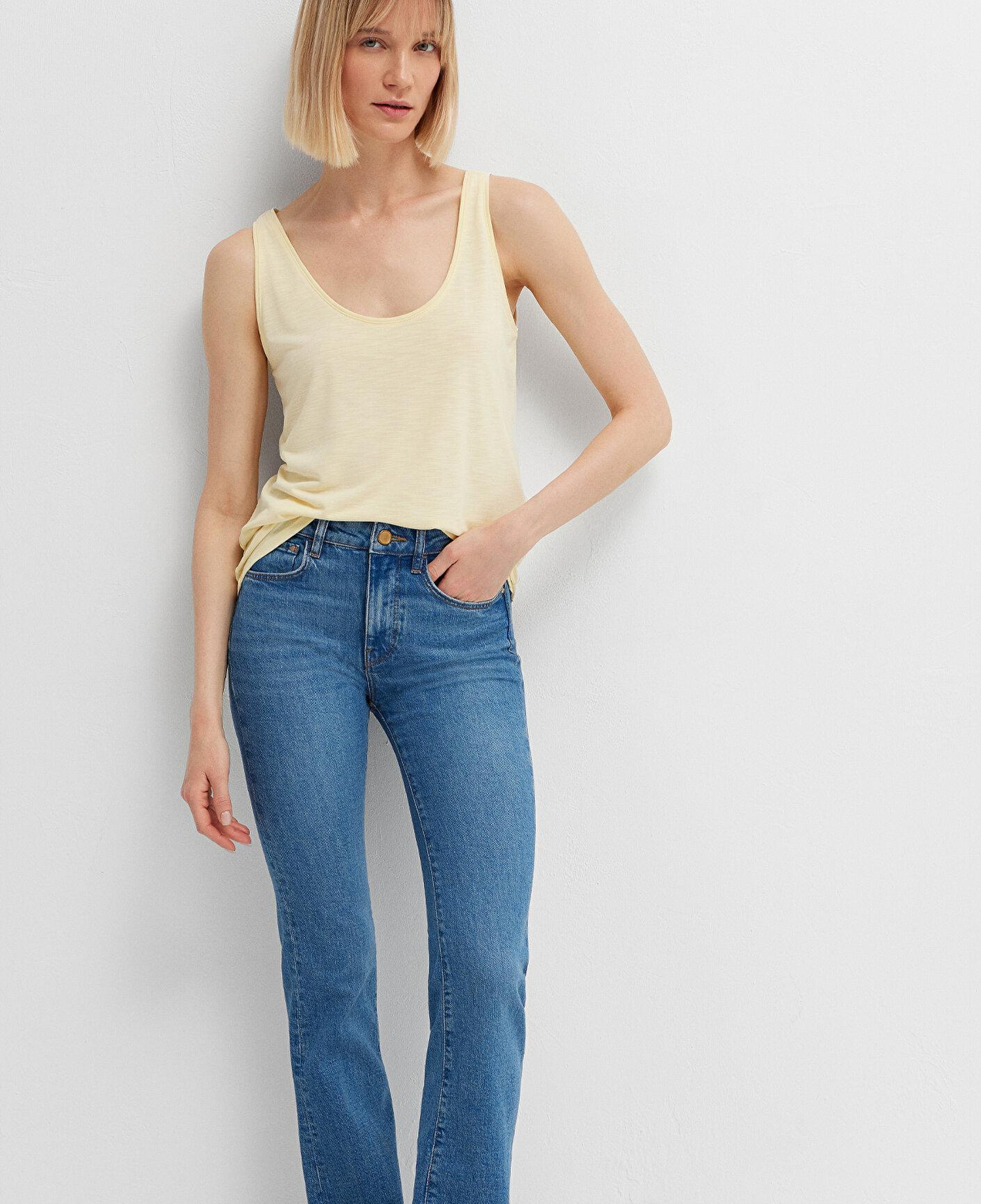 Mavi Bej Atlet Slim Fit / Dar Kesim 1613216-84571