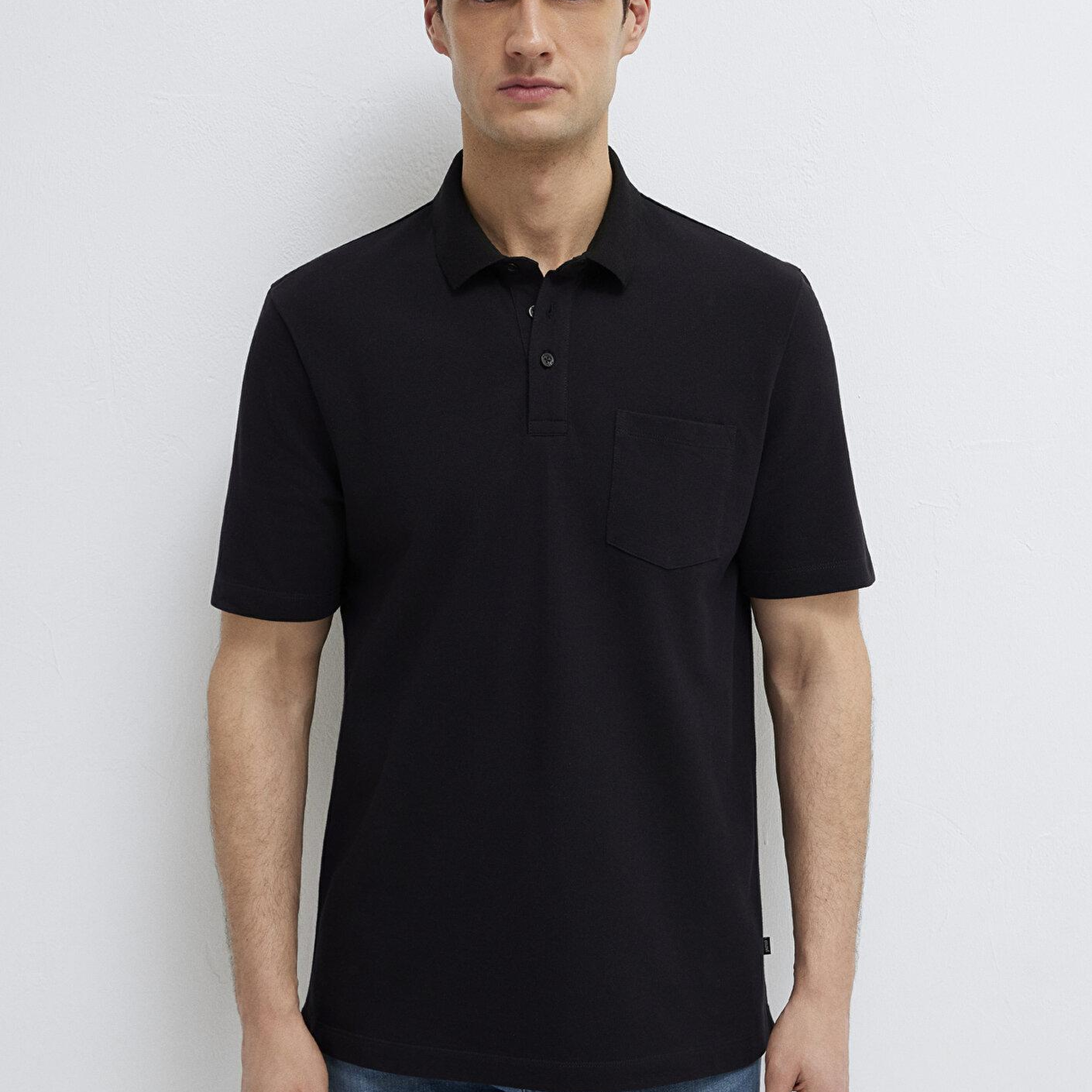 Mavi Siyah Polo Tişört Regular Fit / Normal Kesim 0613465-900