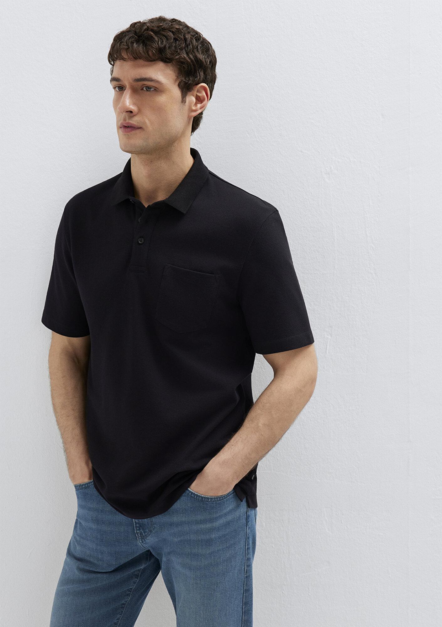 Mavi Siyah Polo Tişört Regular Fit / Normal Kesim 0613465-900