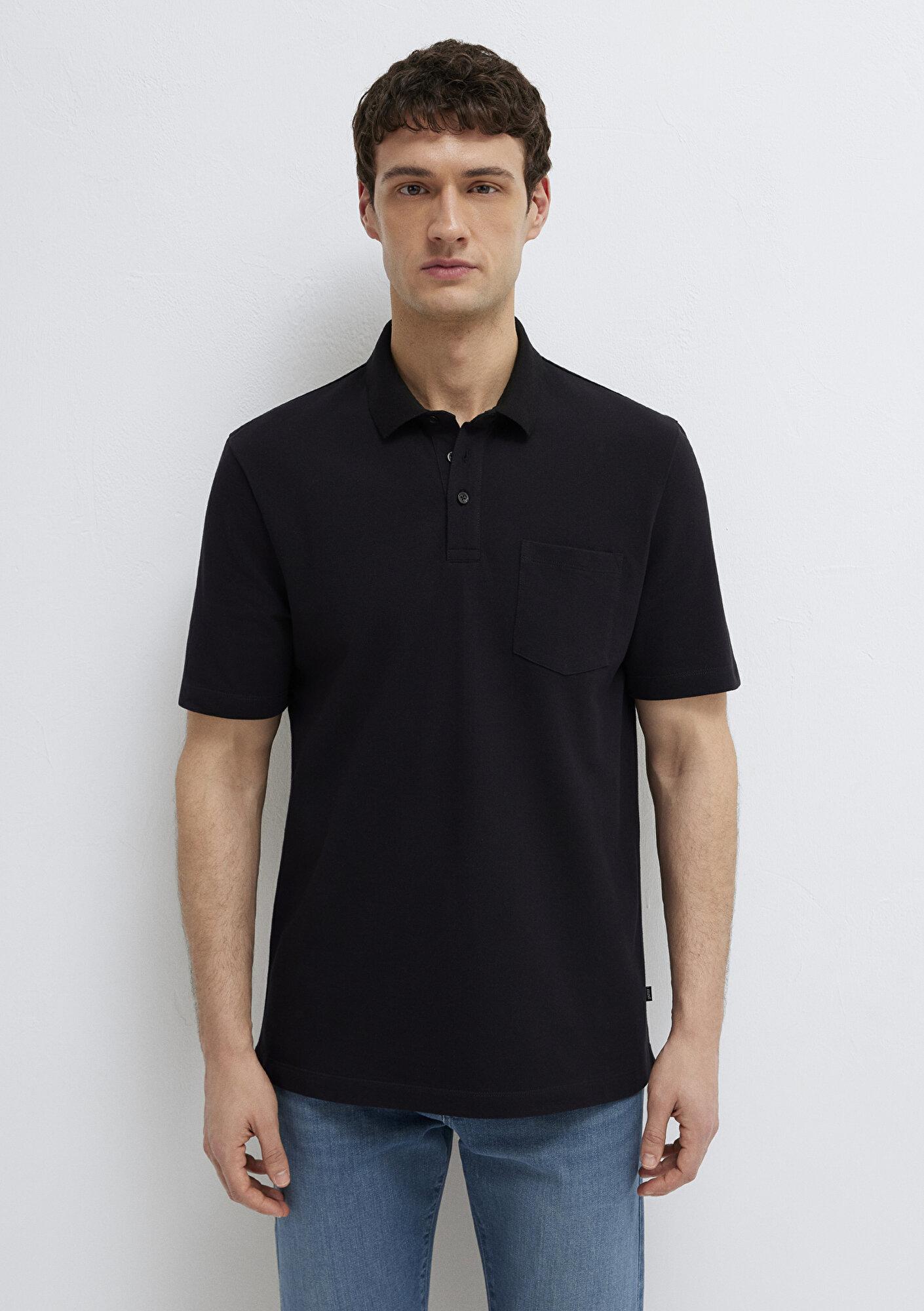Mavi Siyah Polo Tişört Regular Fit / Normal Kesim 0613465-900