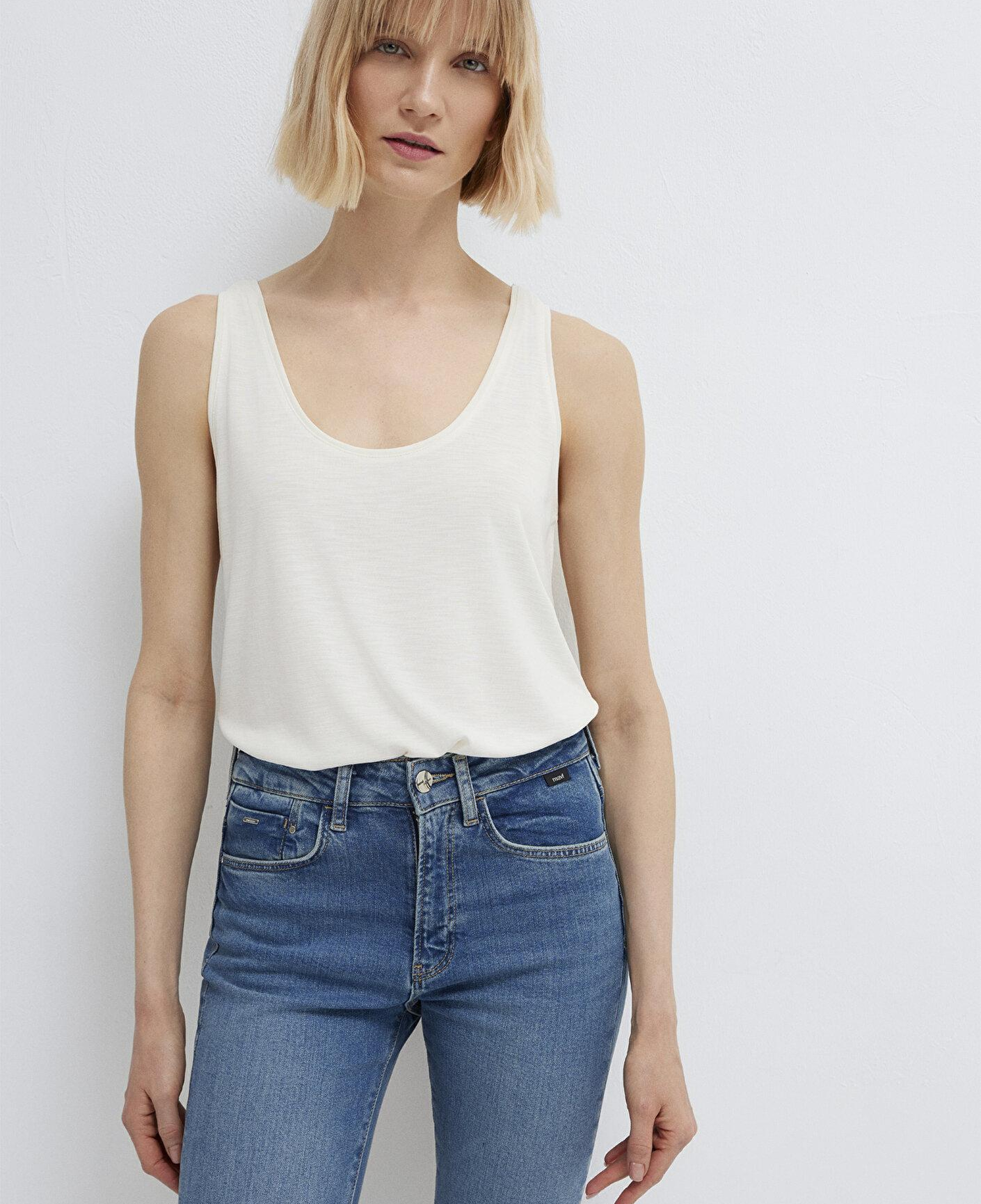 Mavi Ekru Atlet Slim Fit / Dar Kesim 1613216-70057