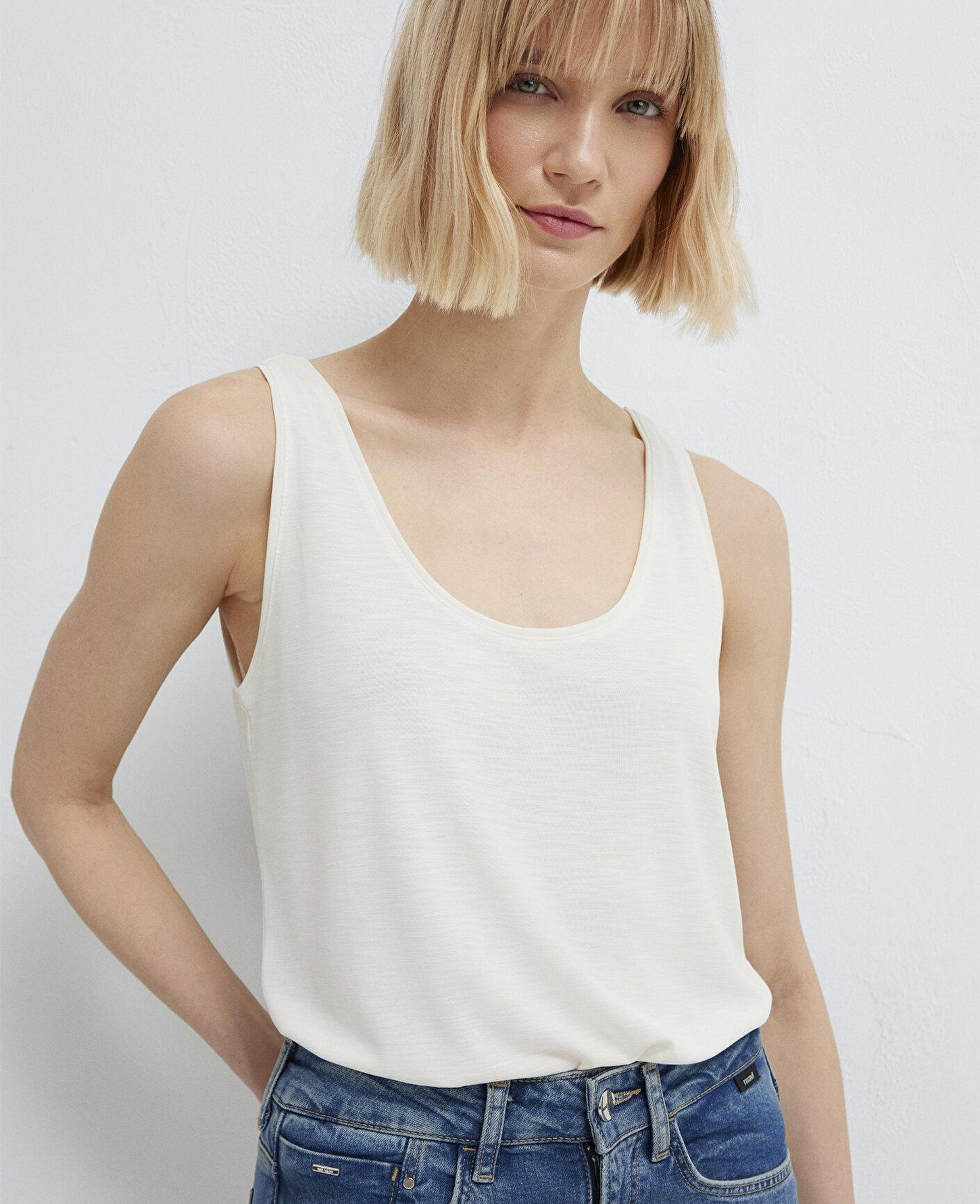 Mavi Ekru Atlet Slim Fit / Dar Kesim 1613216-70057