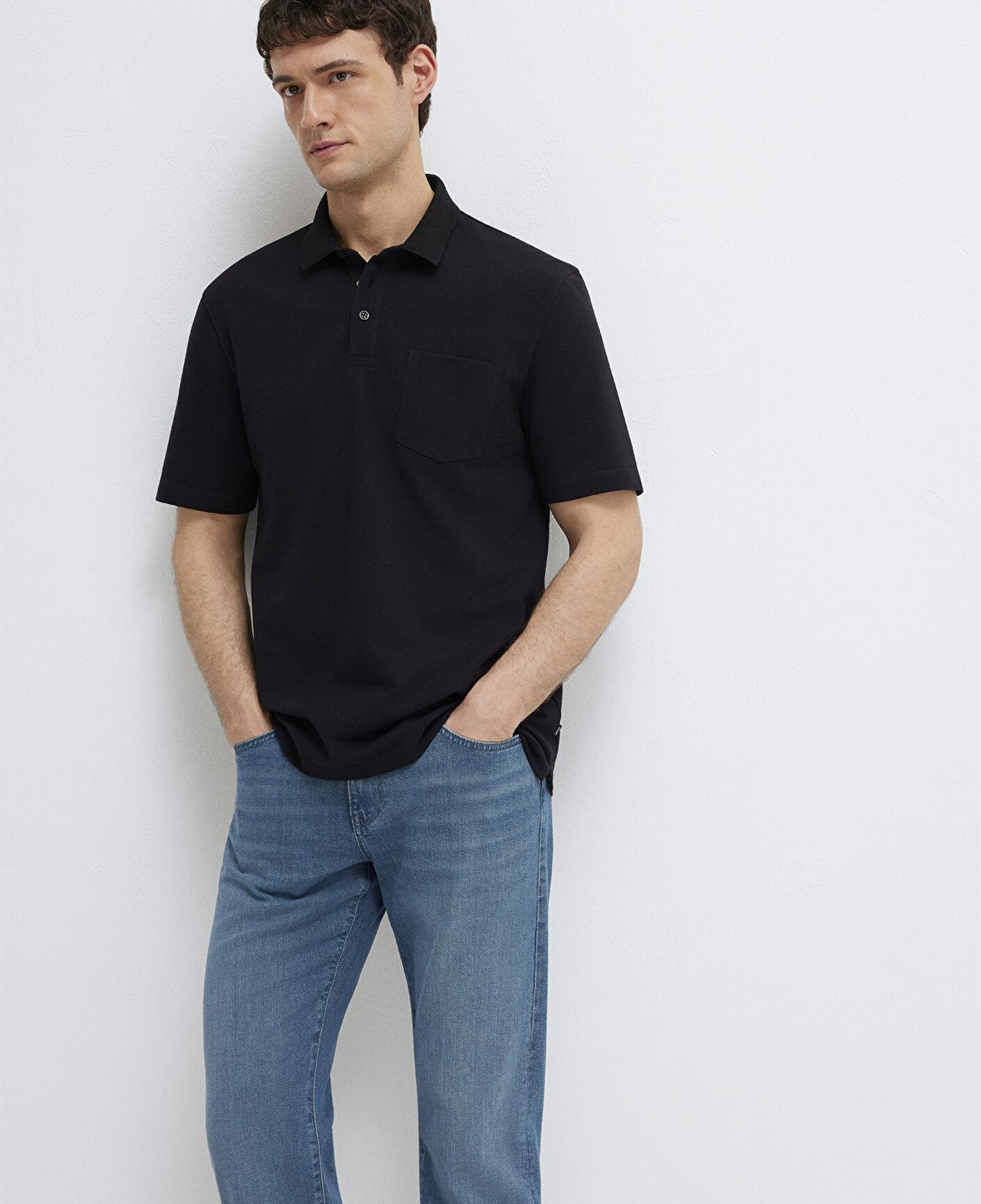 Mavi Siyah Polo Tişört Regular Fit / Normal Kesim 0613465-900