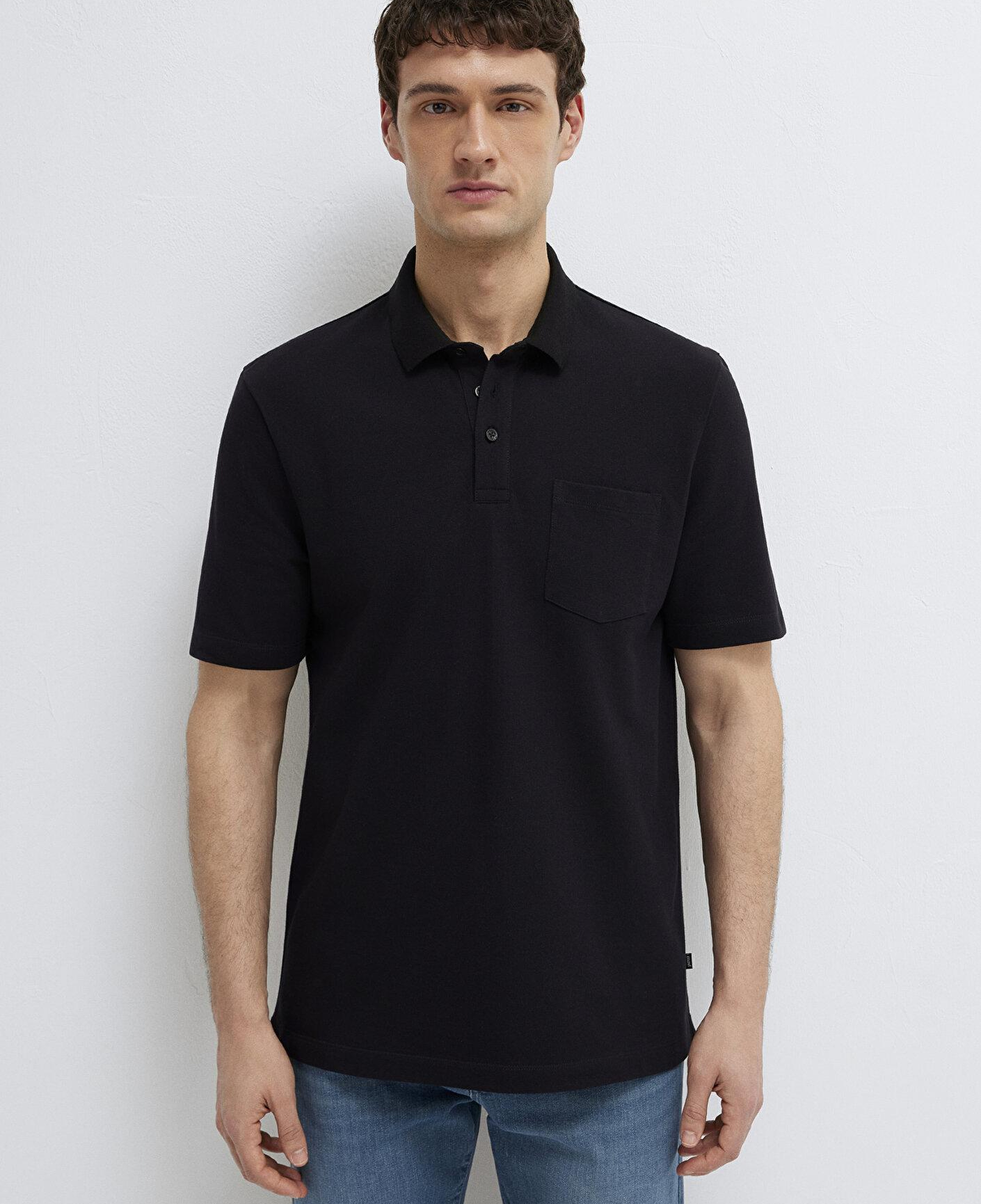 Mavi Siyah Polo Tişört Regular Fit / Normal Kesim 0613465-900