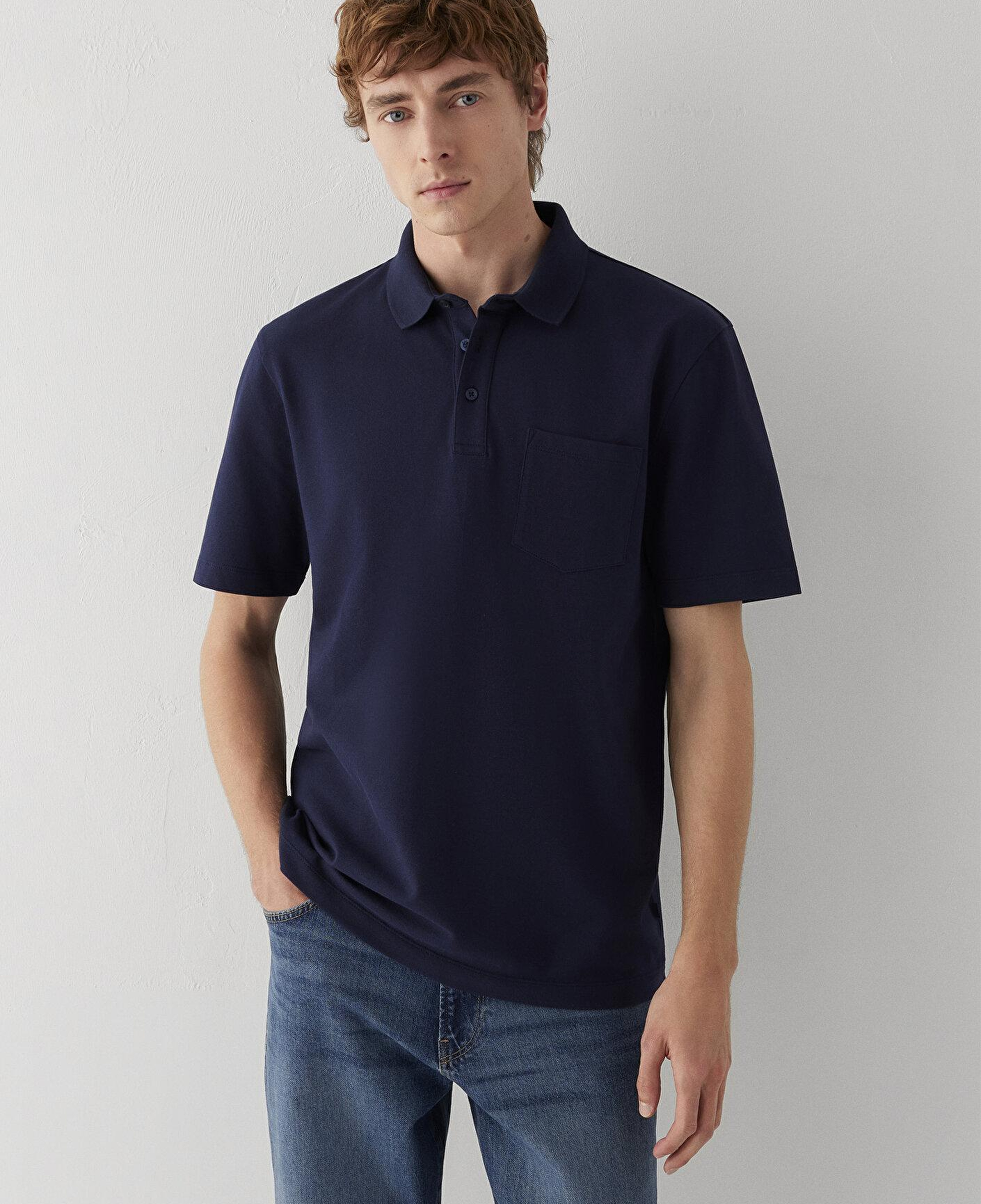Mavi Lacivert Polo Tişört Regular Fit / Normal Kesim 0613465-70497