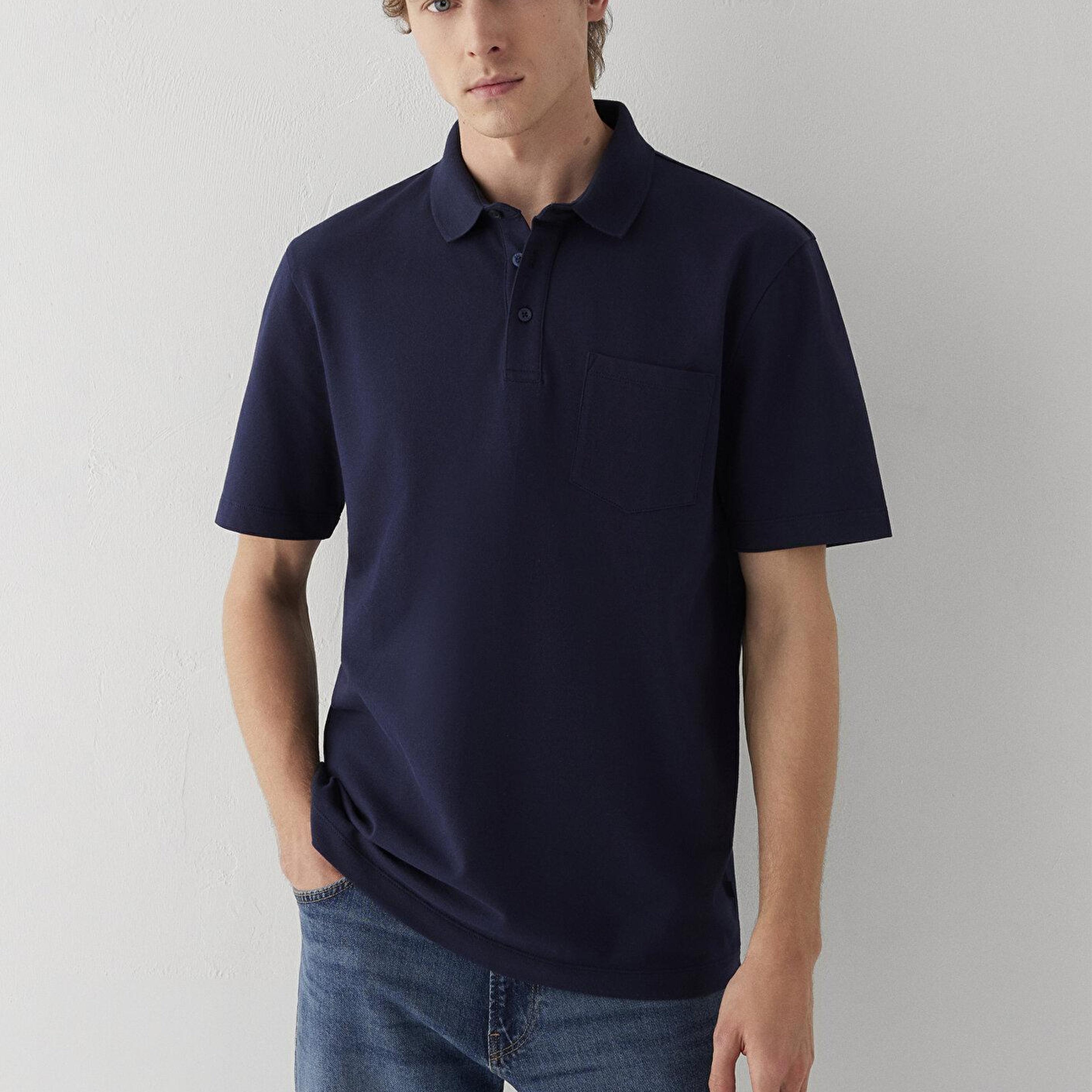 Mavi Lacivert Polo Tişört Regular Fit / Normal Kesim 0613465-70497