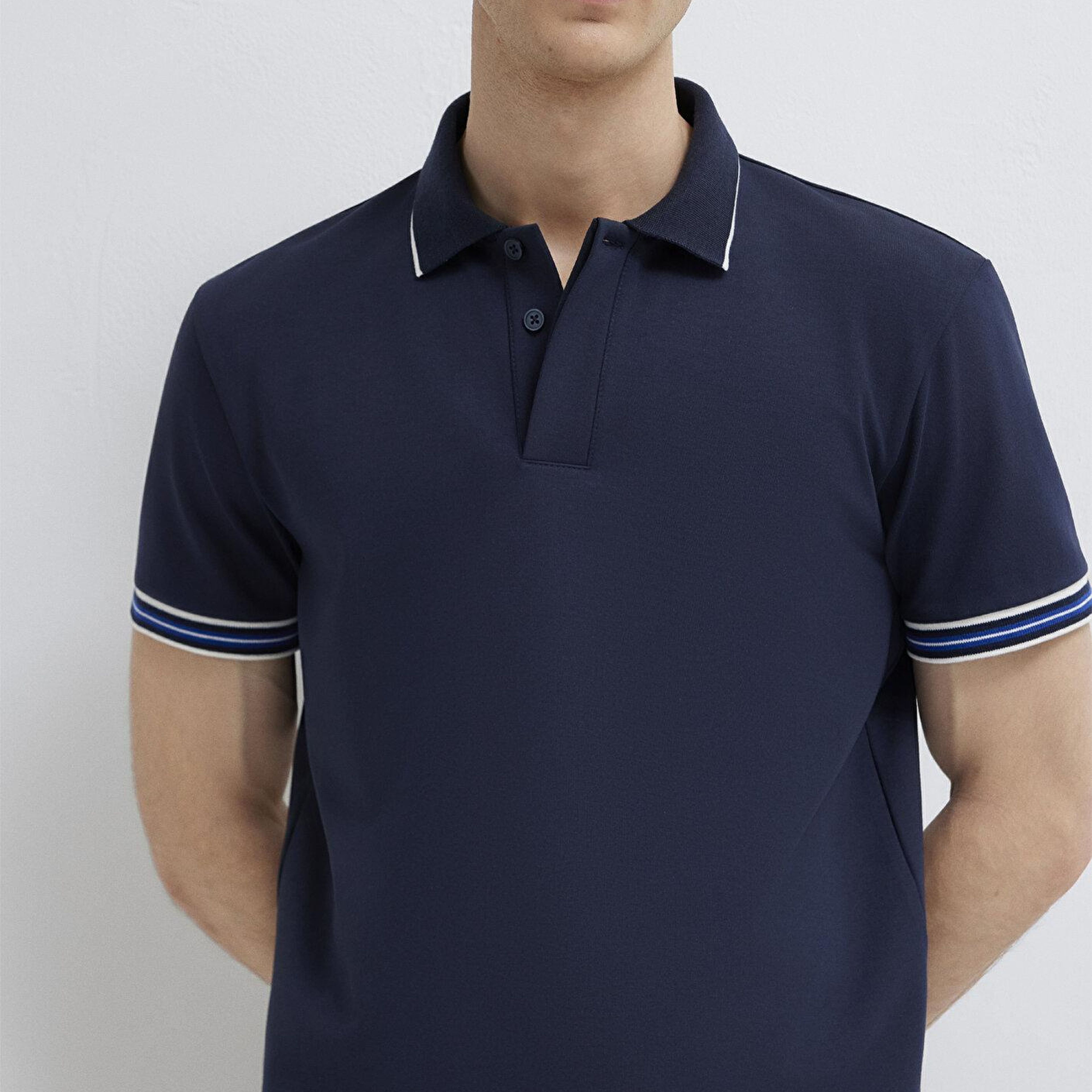 Mavi Mavi Black Lacivert Polo Tişört Regular Fit / Normal Kesim 0613369-70490