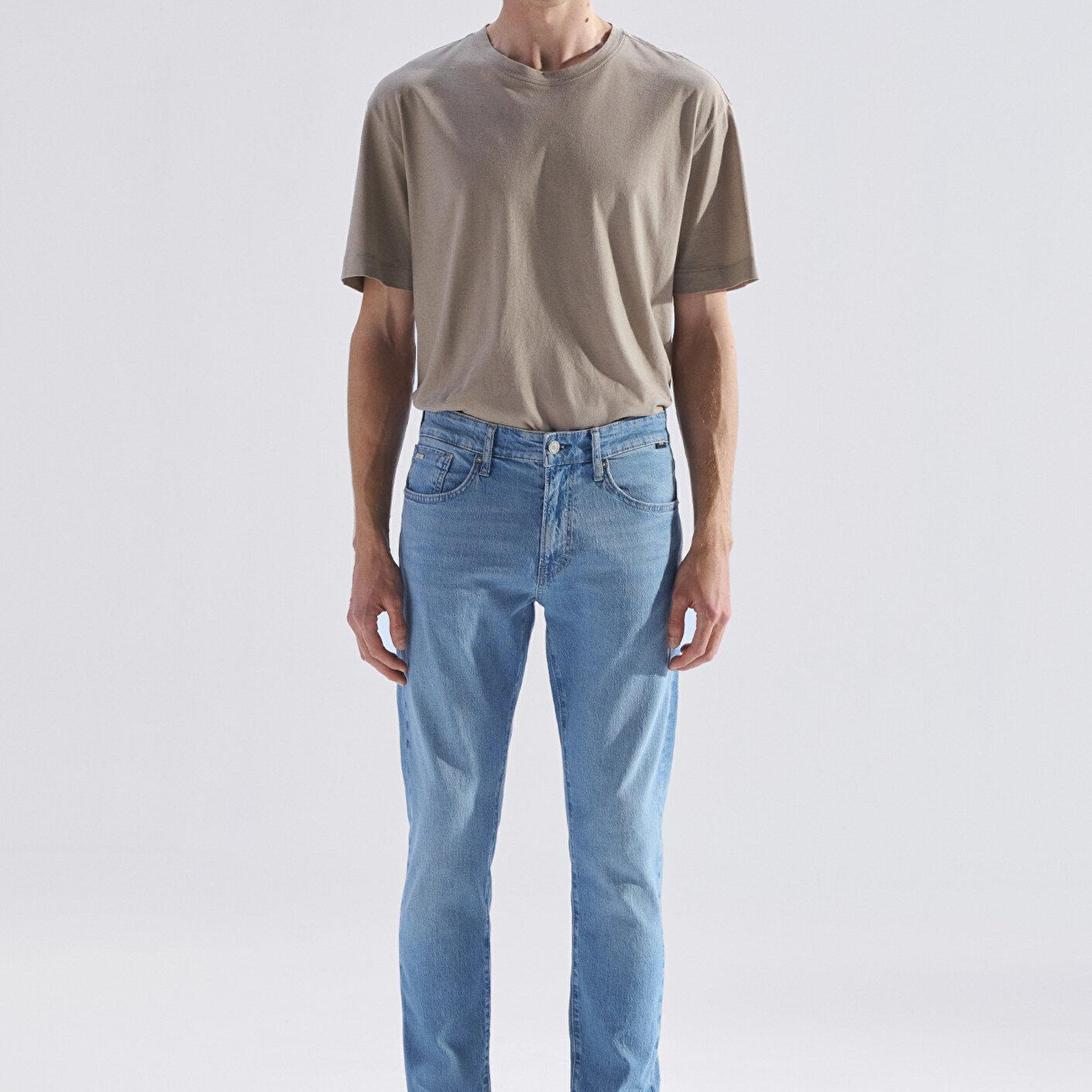 Mavi Marcus Classic Denim Puslu Açık Mavi Jean Pantolon 00351A3274
