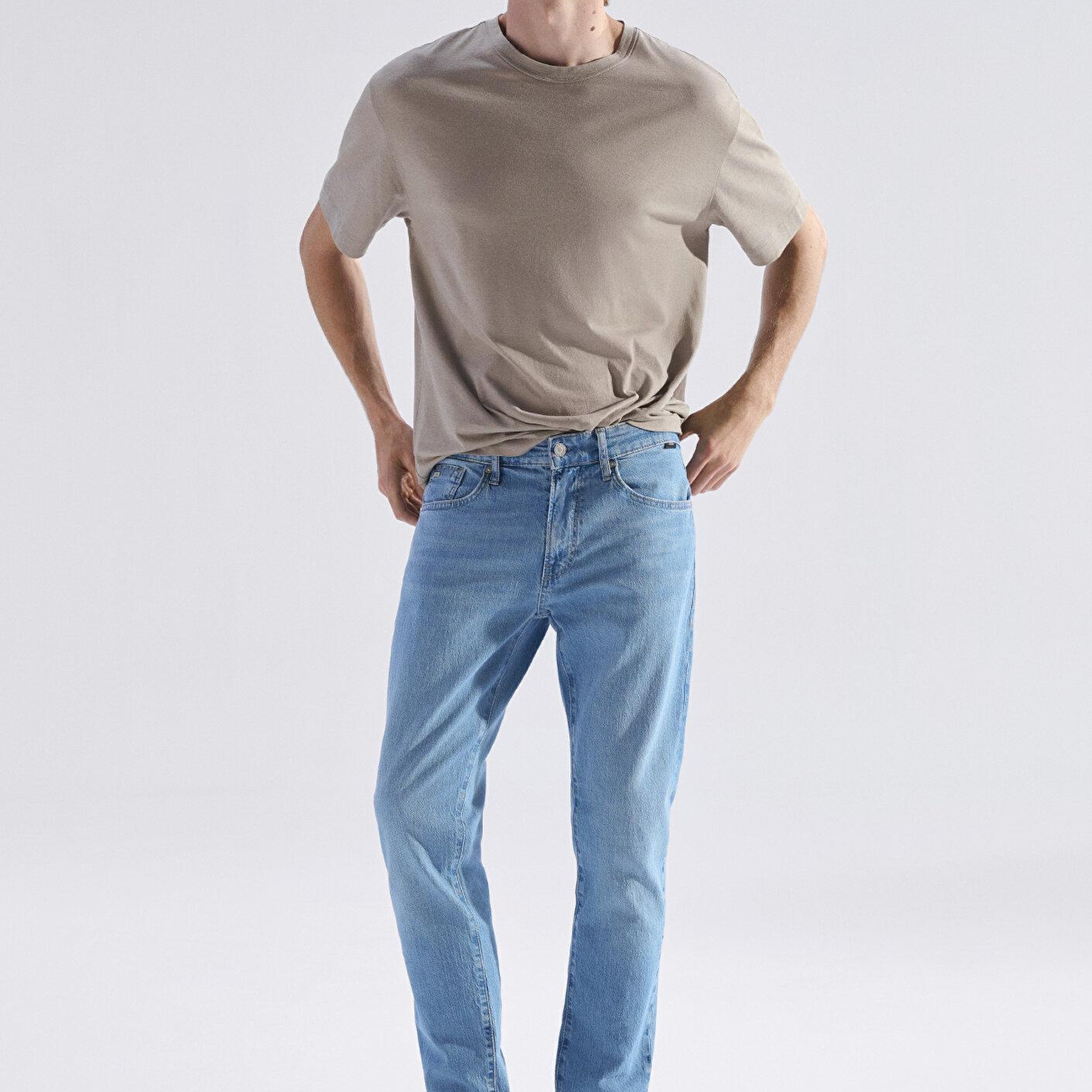 Mavi Marcus Classic Denim Puslu Açık Mavi Jean Pantolon 00351A3274
