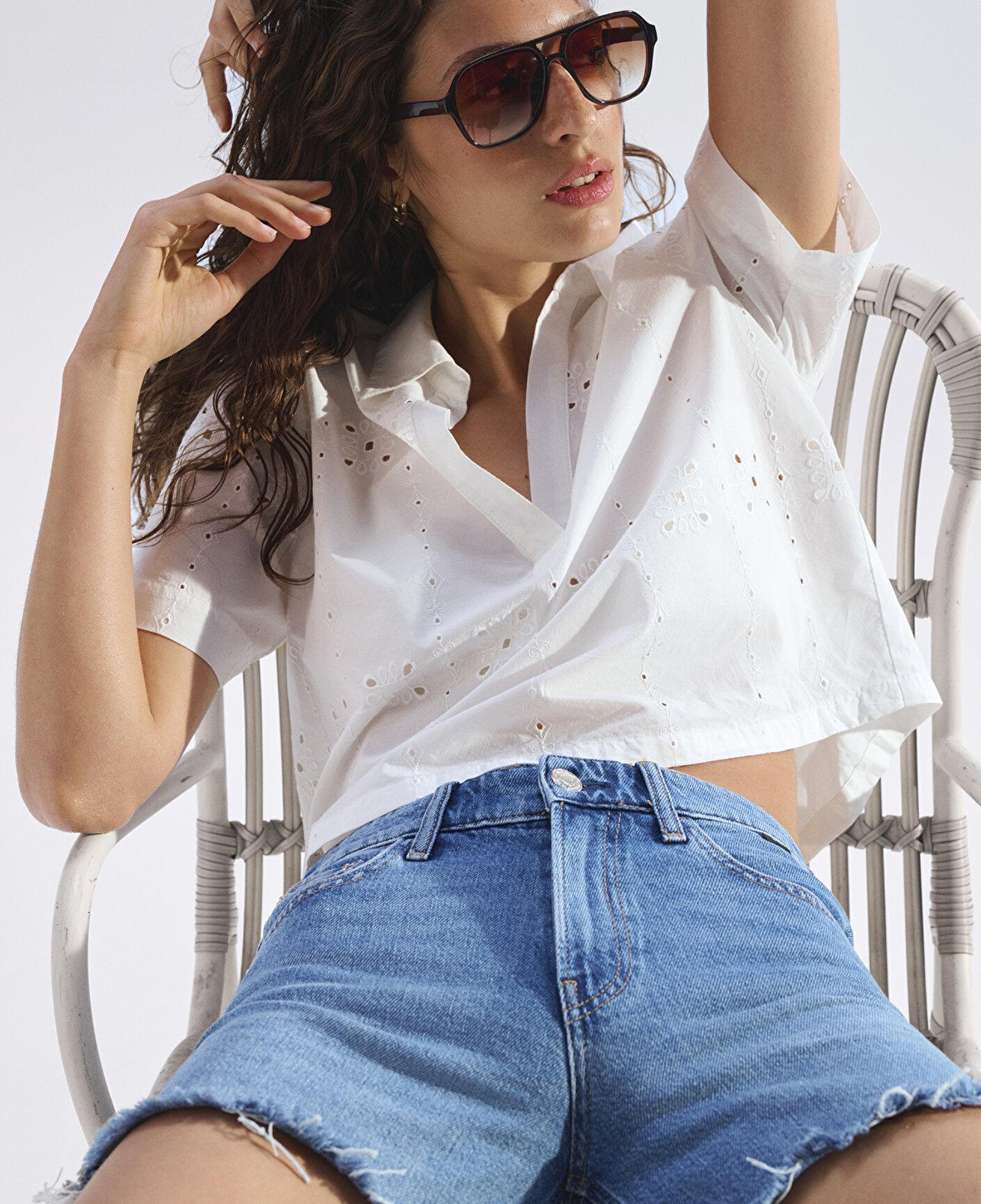 Mavi TAYLOR SHORT Classic Denim Koyu Mavi Jean Şort 1421021-A3194