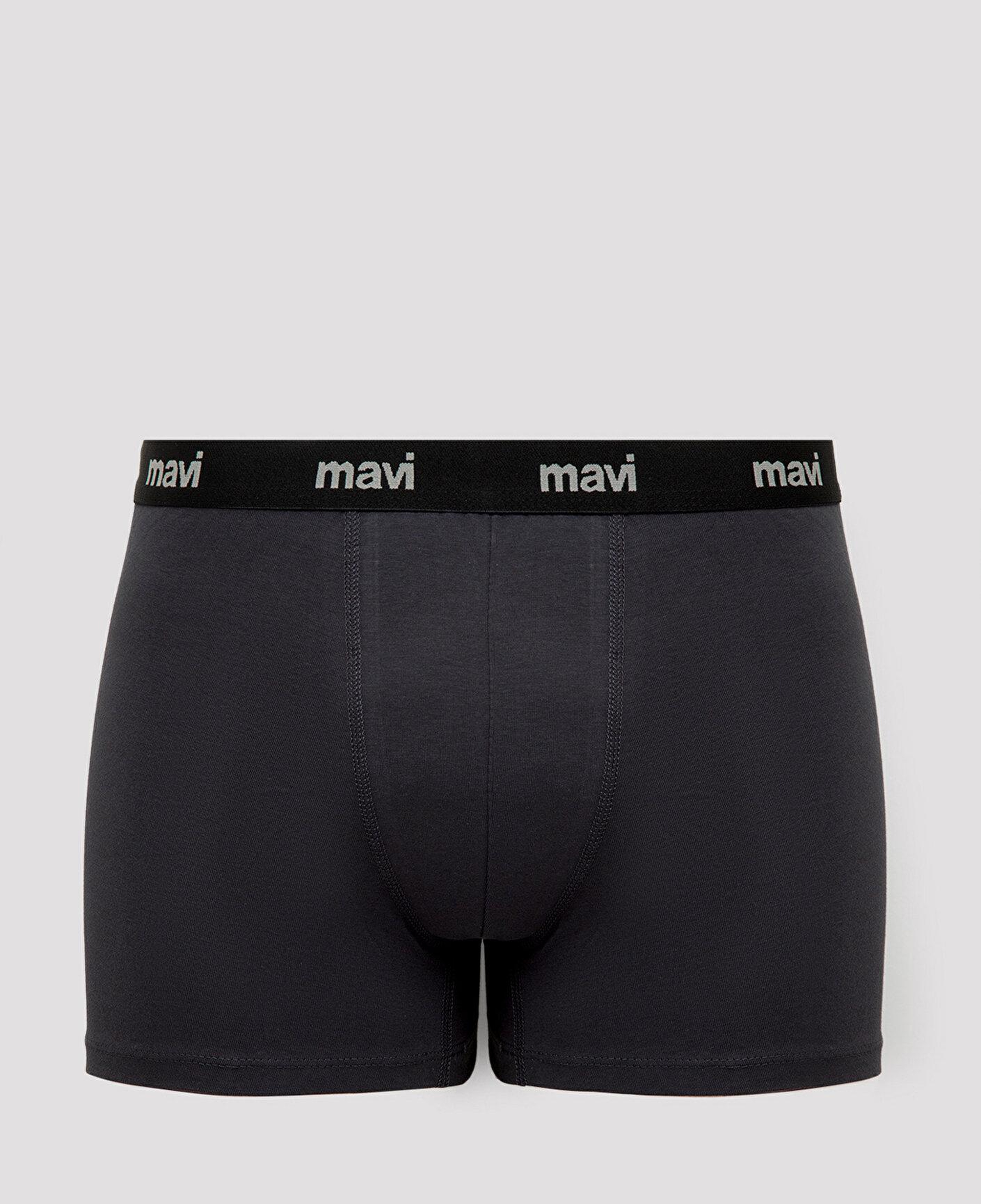 Mavi 3lü Baskılı Gri Boxer 0912350-32174