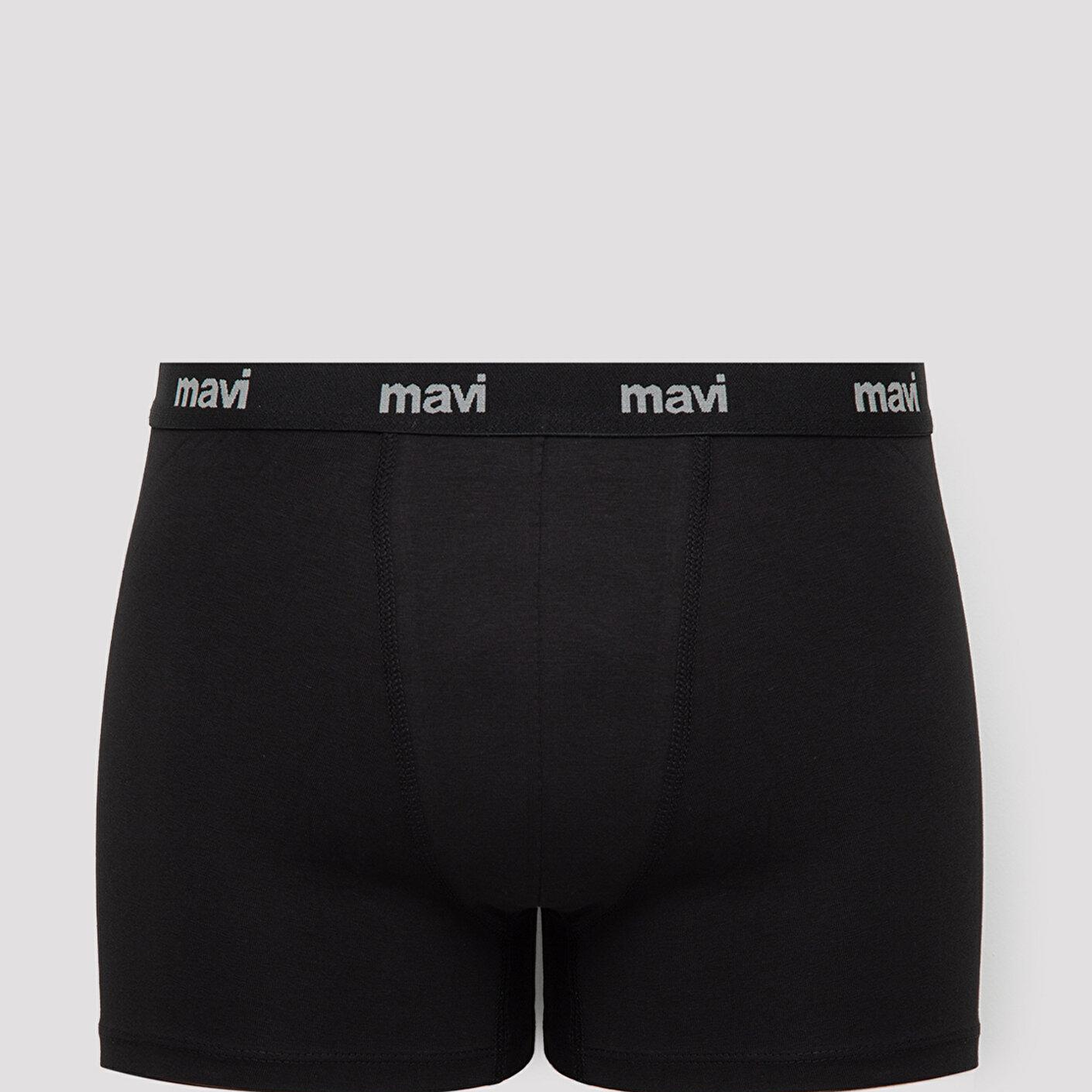 Mavi 3lü Baskılı Gri Boxer 0912350-32174