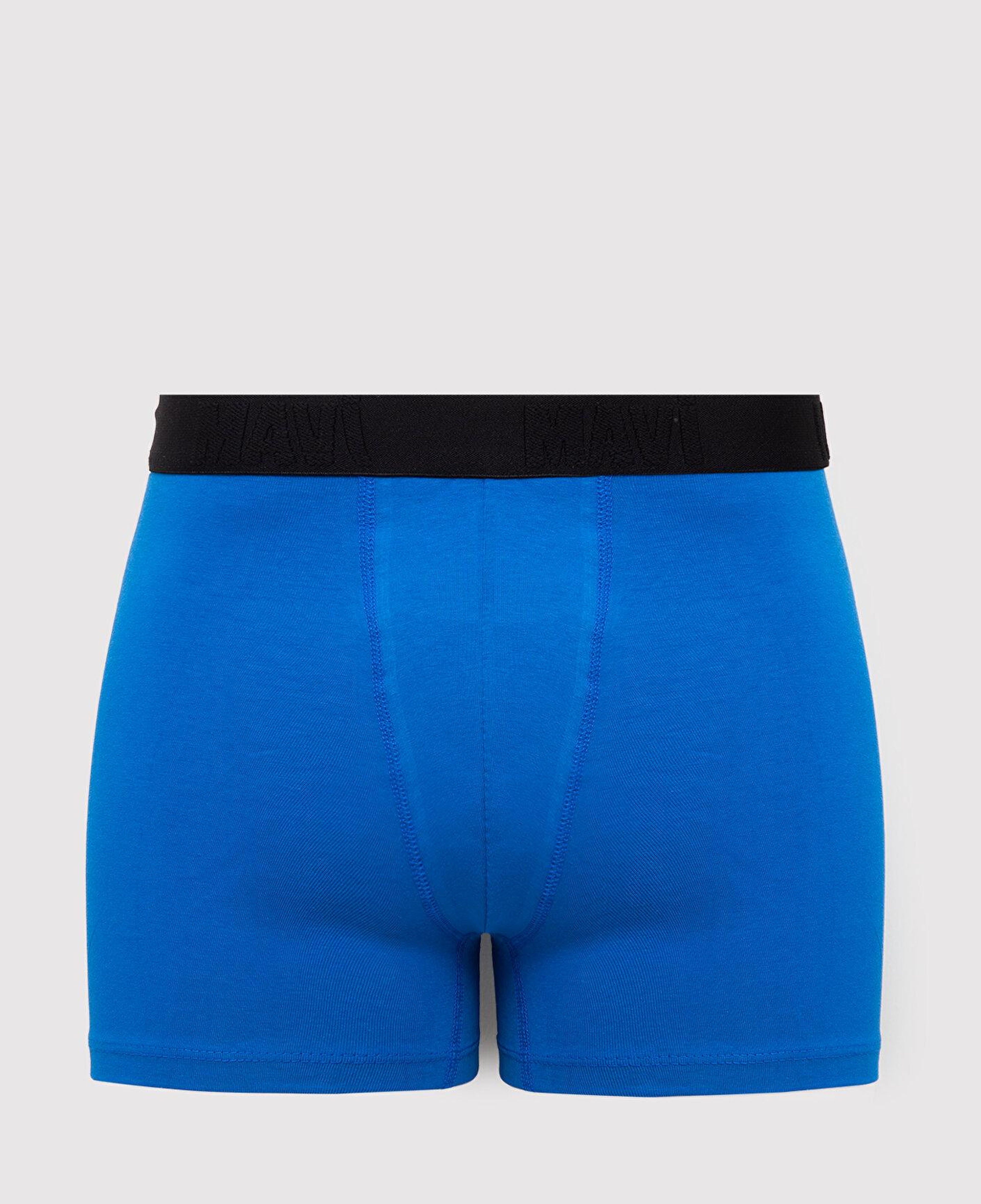 Mavi 3lü Baskılı Lacivert Boxer 0912349-25723