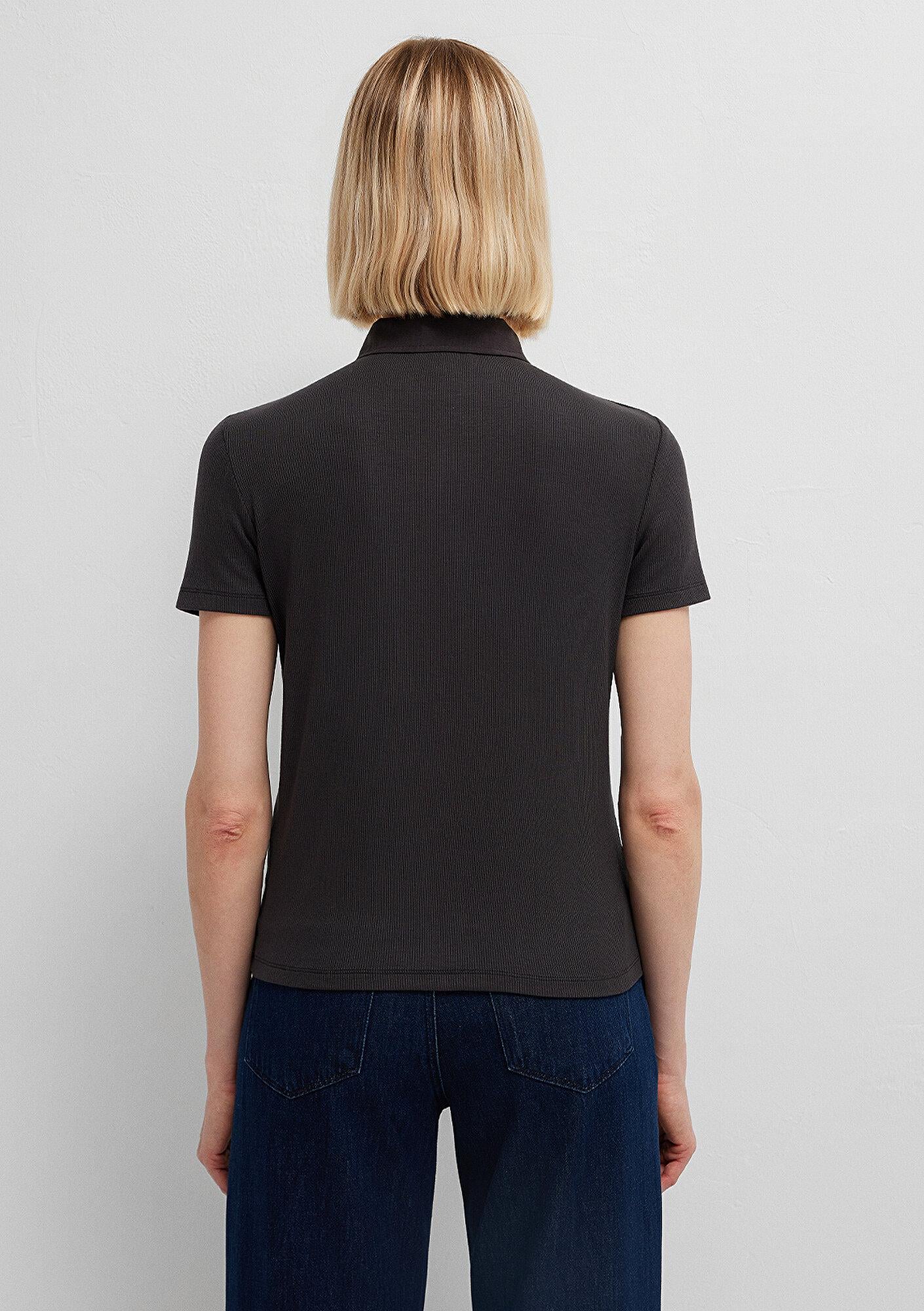 Mavi Antrasit Tişört Semi Slim Fit / Yarı Dar Kesim 1613849-70087