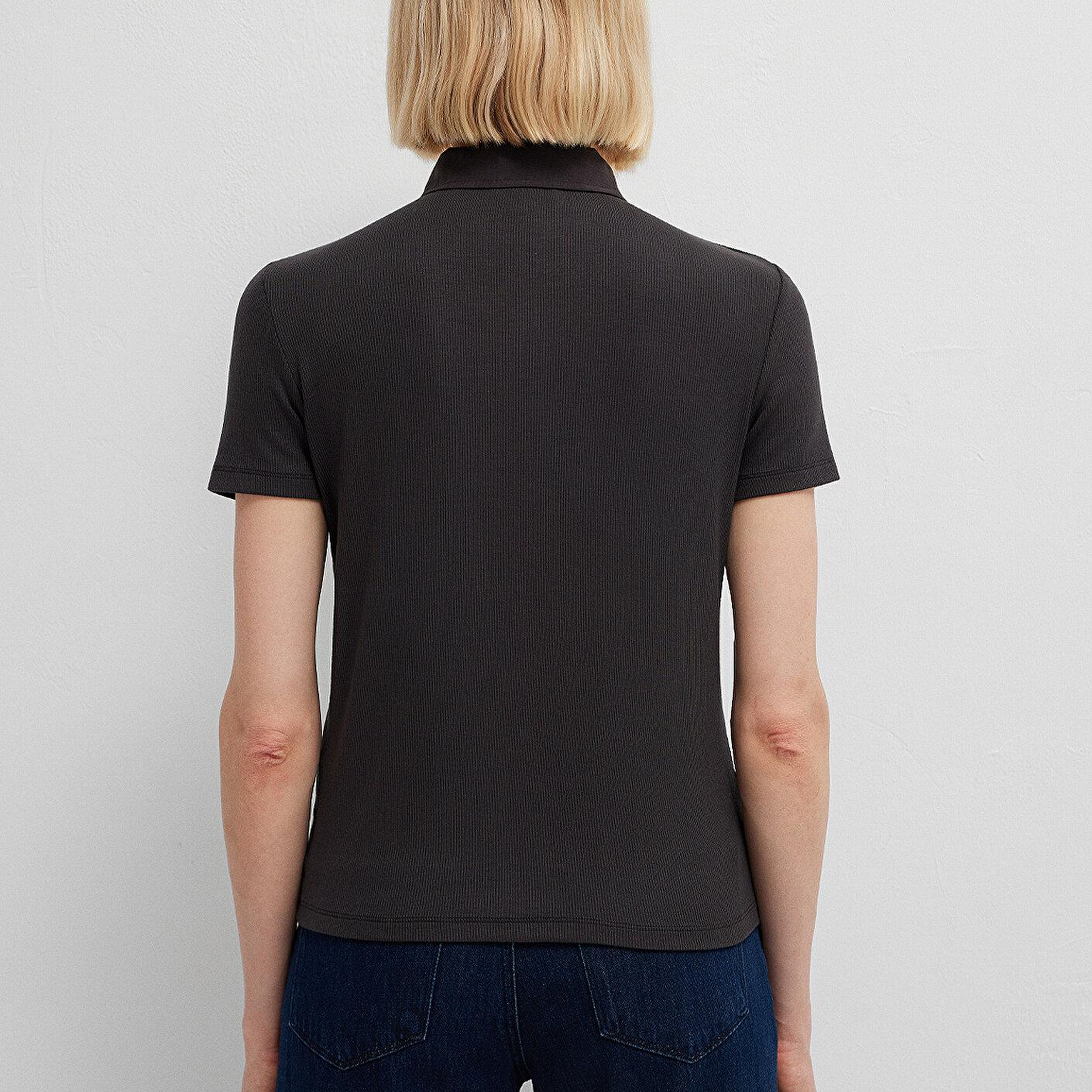 Mavi Antrasit Tişört Semi Slim Fit / Yarı Dar Kesim 1613849-70087