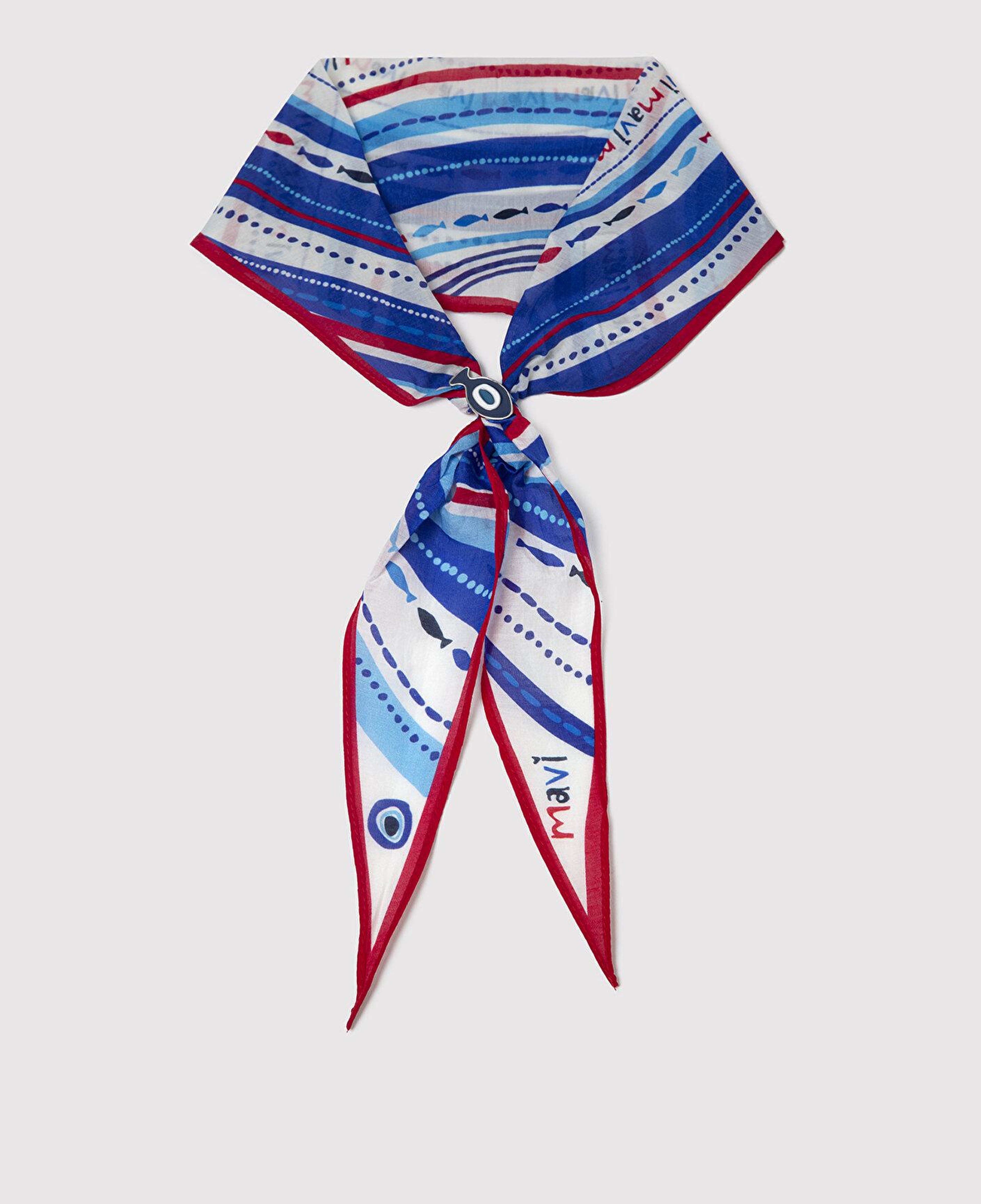 Mavi Nazar Boncuğu Detaylı Bandana 1914041-26498