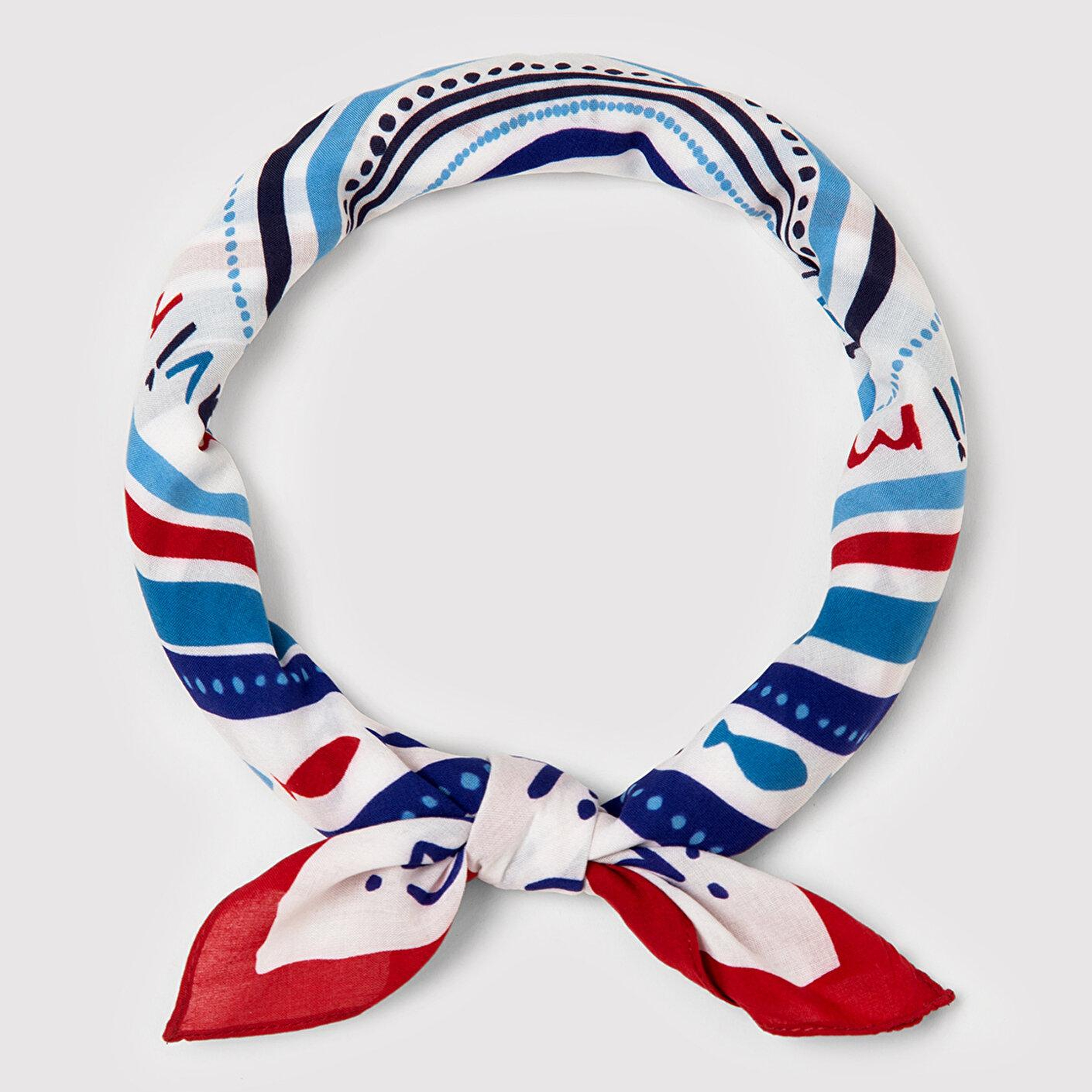 Mavi Nazar Boncuğu Detaylı Bandana 1914040-70053