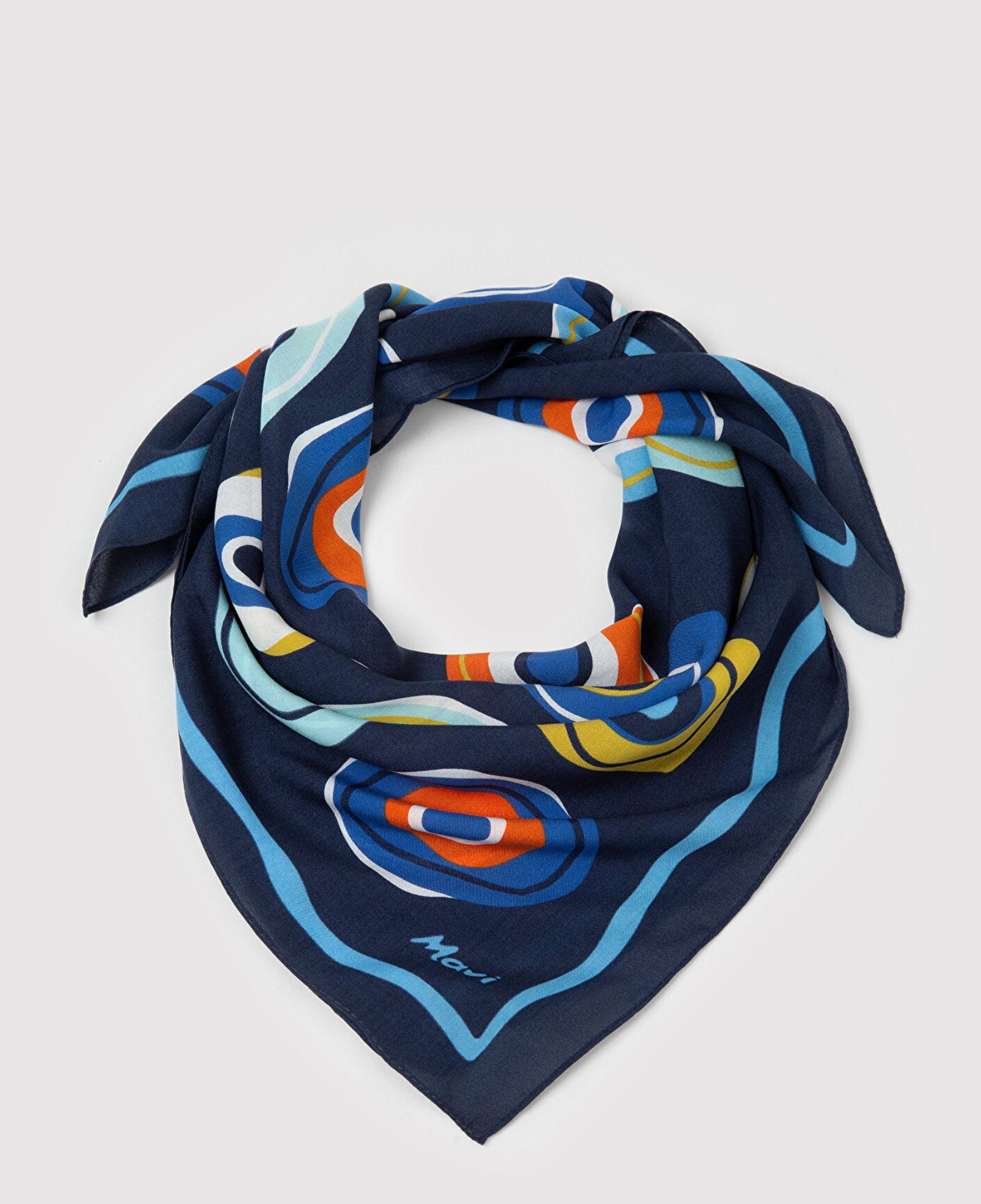 Mavi Nazar Boncuğu Baskılı Lacivert Bandana 1914271-16433