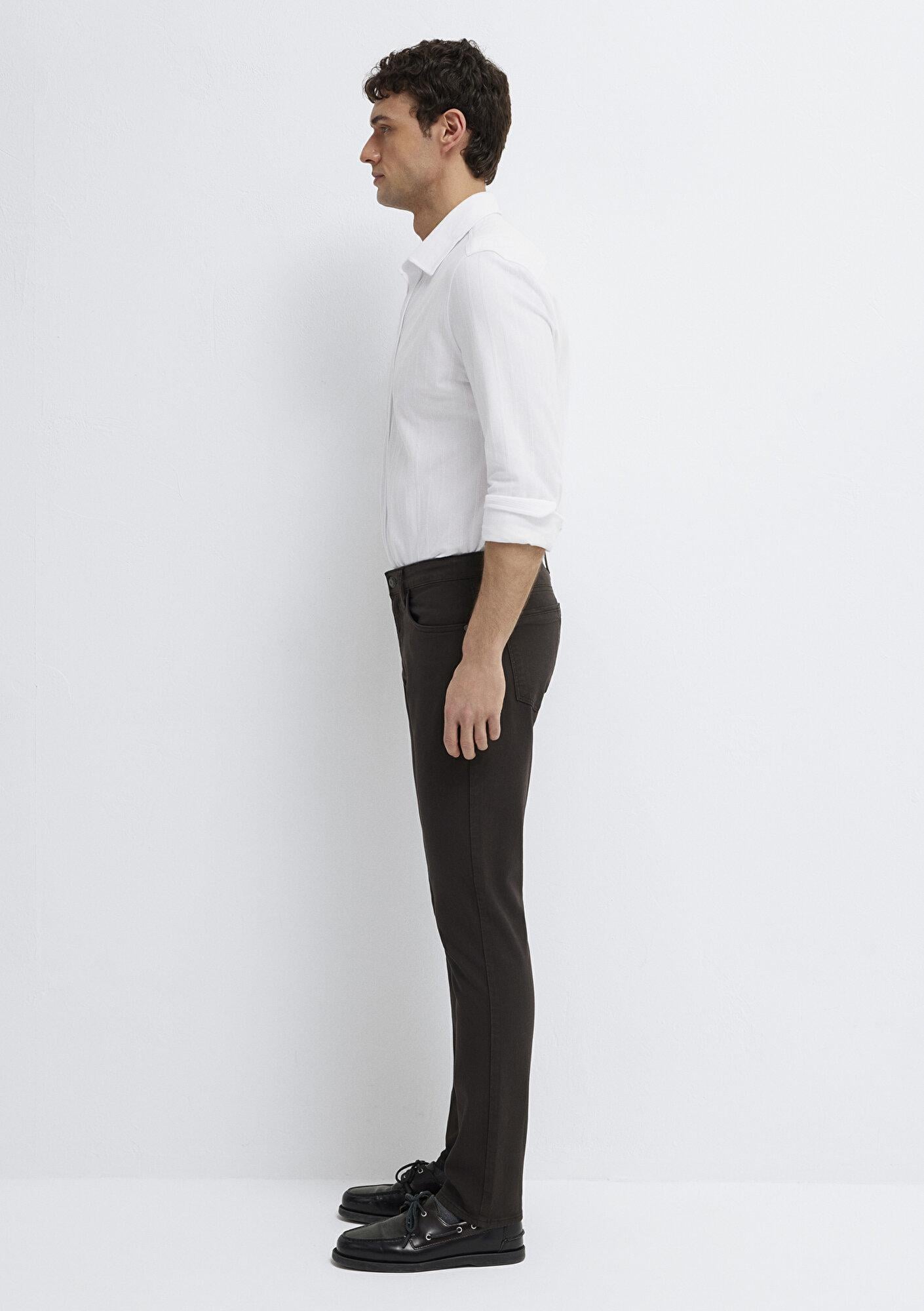 Mavi Marcus Kahverengi Gabardin Pantolon 00351A4090