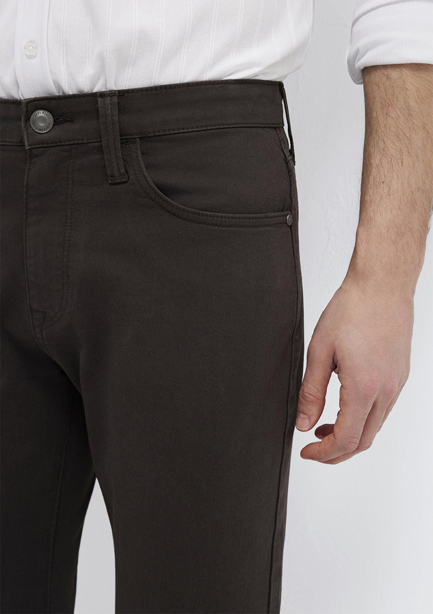 Mavi Marcus Kahverengi Gabardin Pantolon 00351A4090