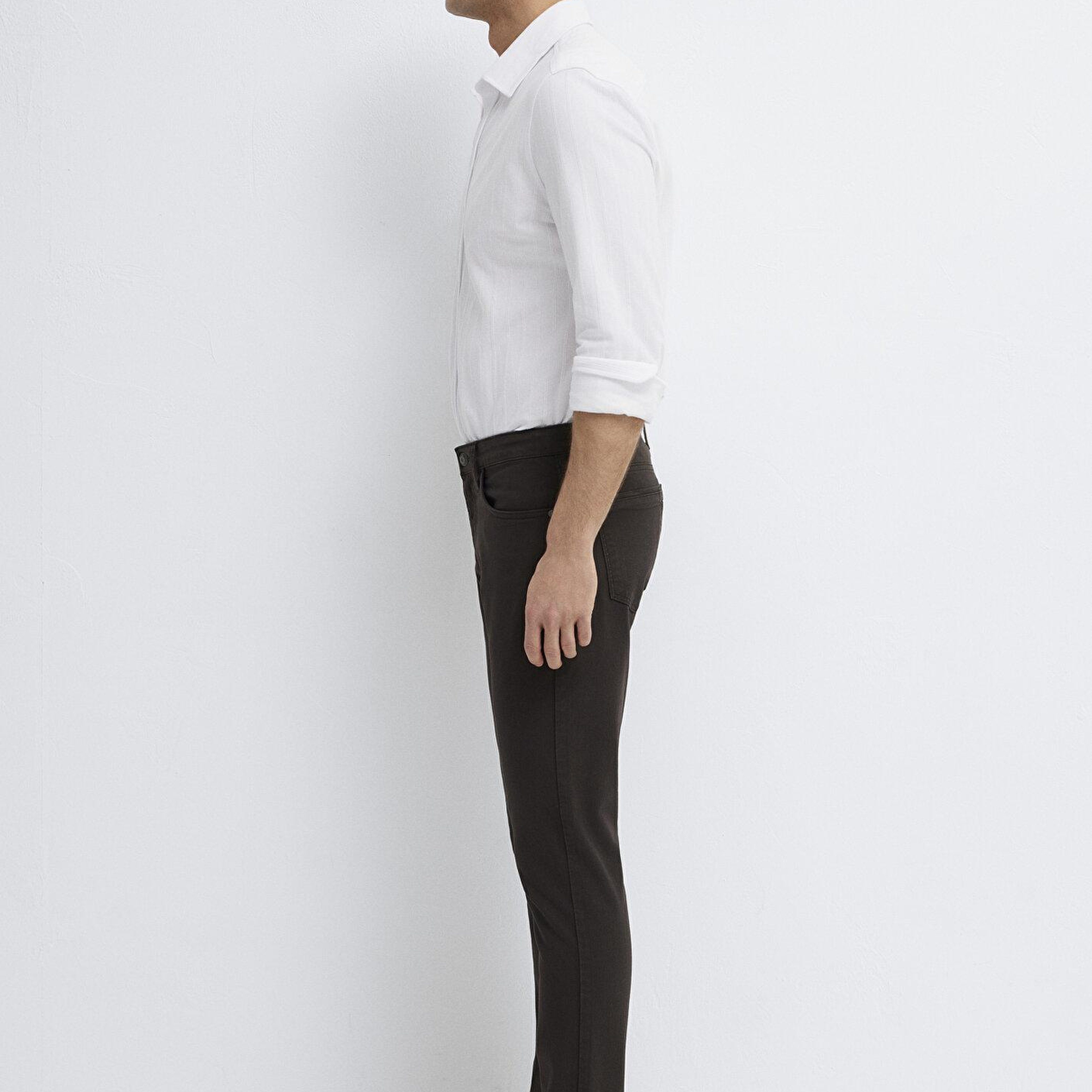 Mavi Marcus Kahverengi Gabardin Pantolon 00351A4090