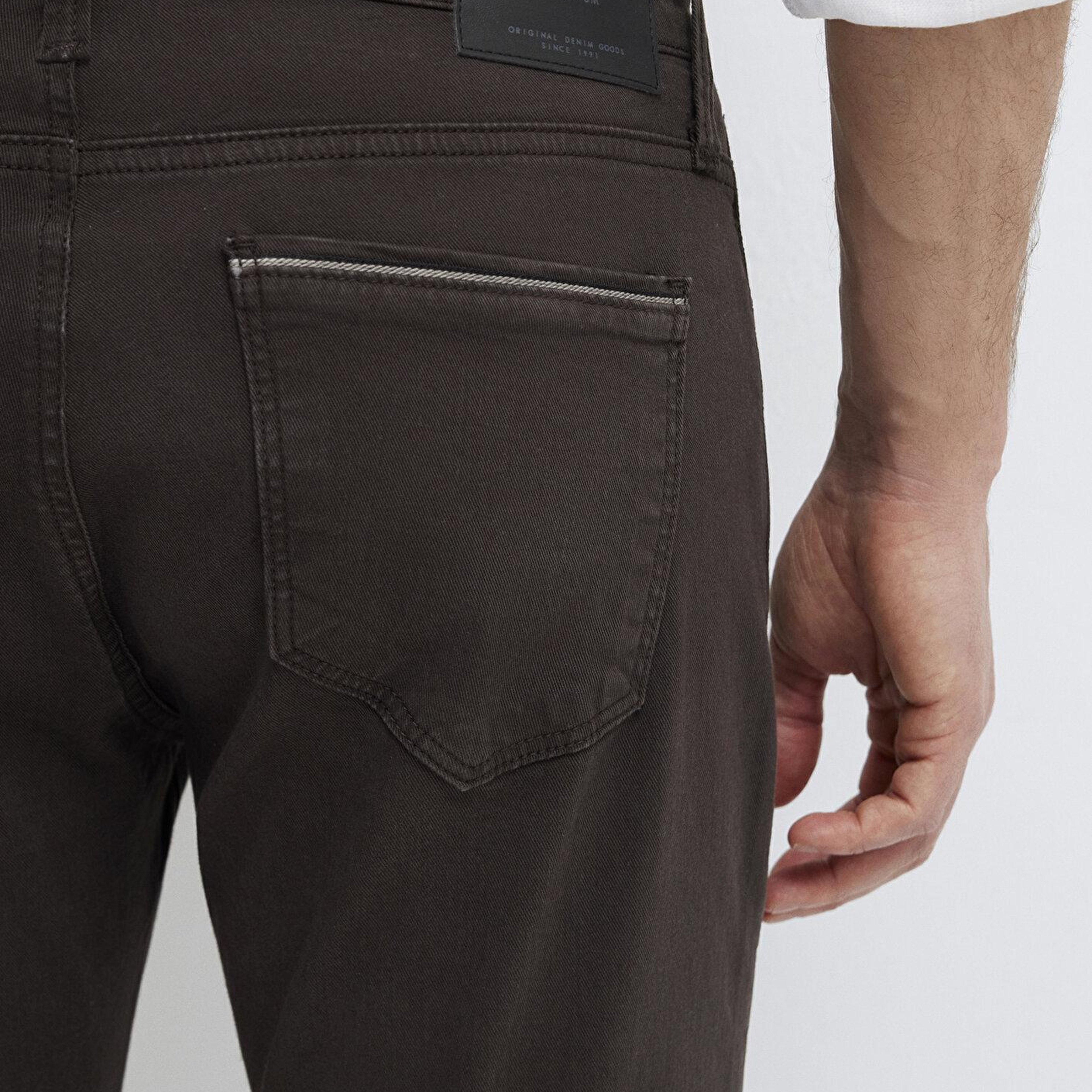 Mavi Marcus Kahverengi Gabardin Pantolon 00351A4090
