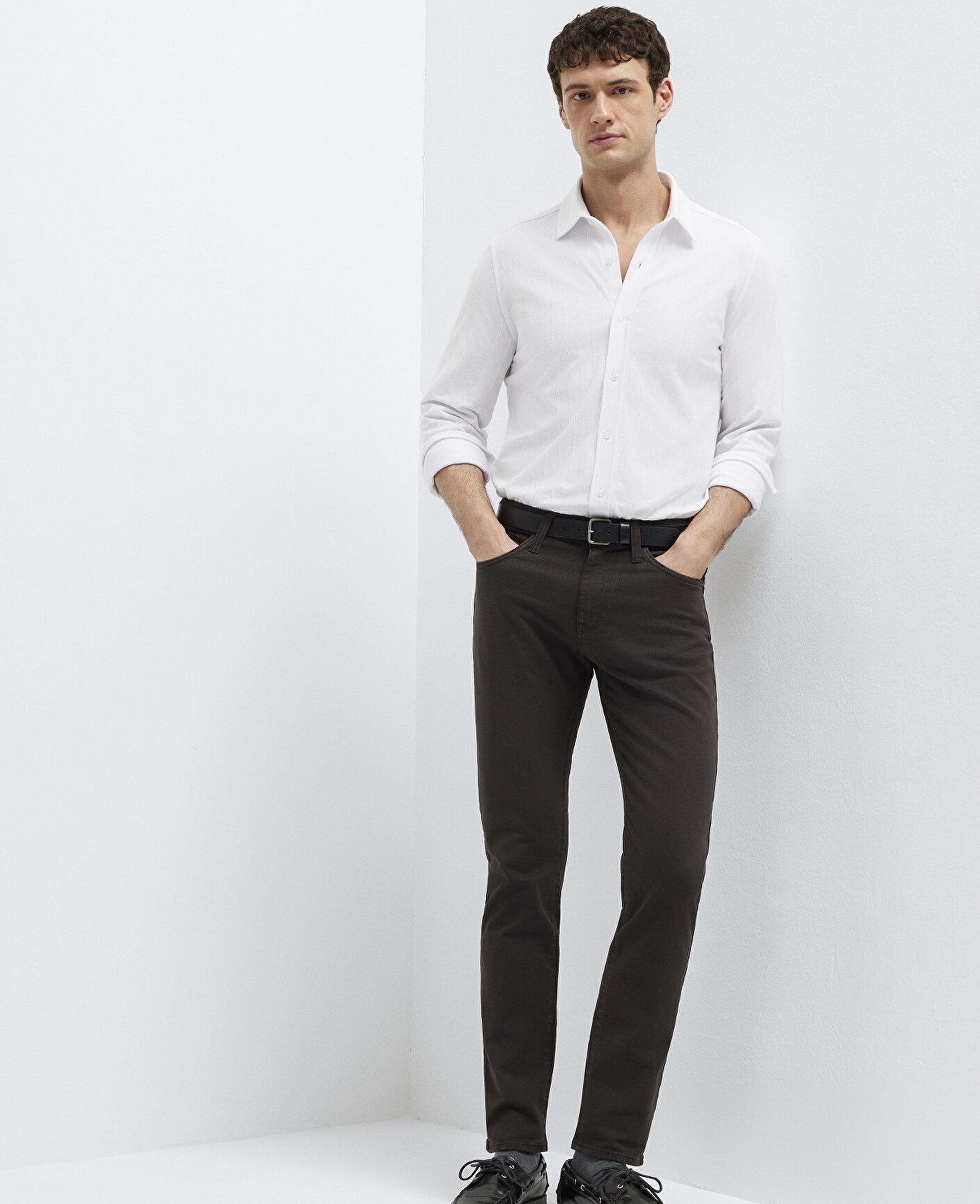 Mavi Marcus Kahverengi Gabardin Pantolon 00351A4090