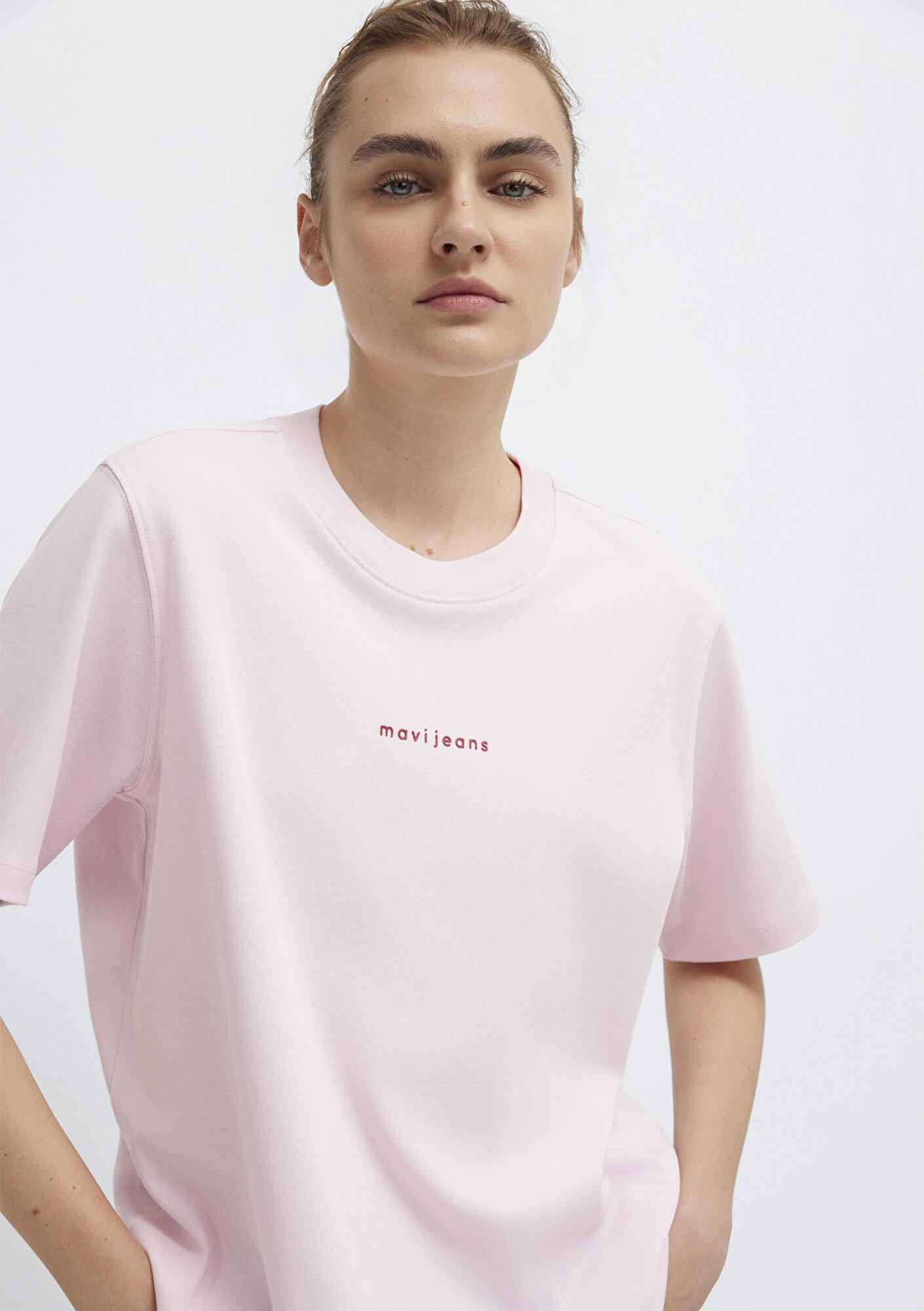 Mavi Pembe Tişört Regular Fit / Normal Kesim 1613890-89200