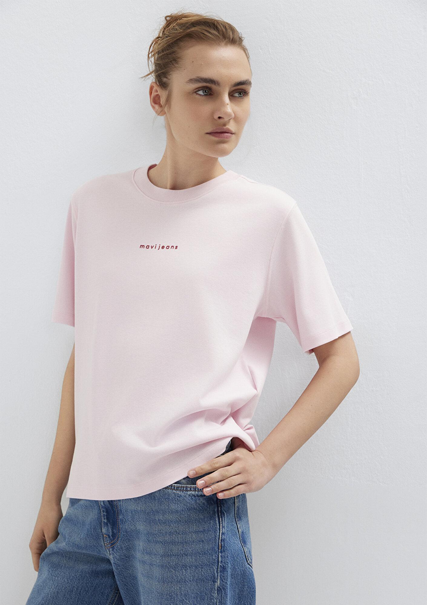 Mavi Pembe Tişört Regular Fit / Normal Kesim 1613890-89200