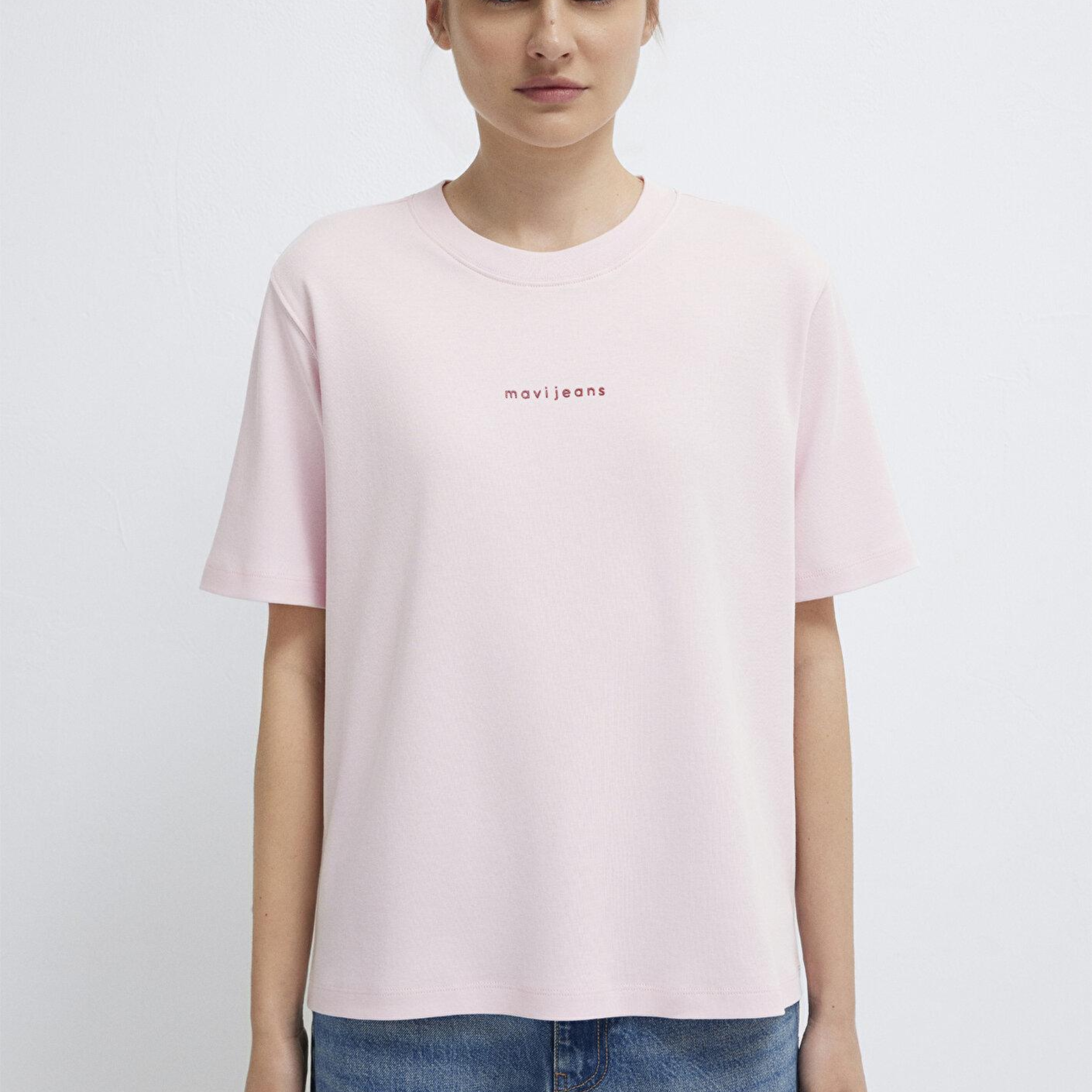 Mavi Pembe Tişört Regular Fit / Normal Kesim 1613890-89200