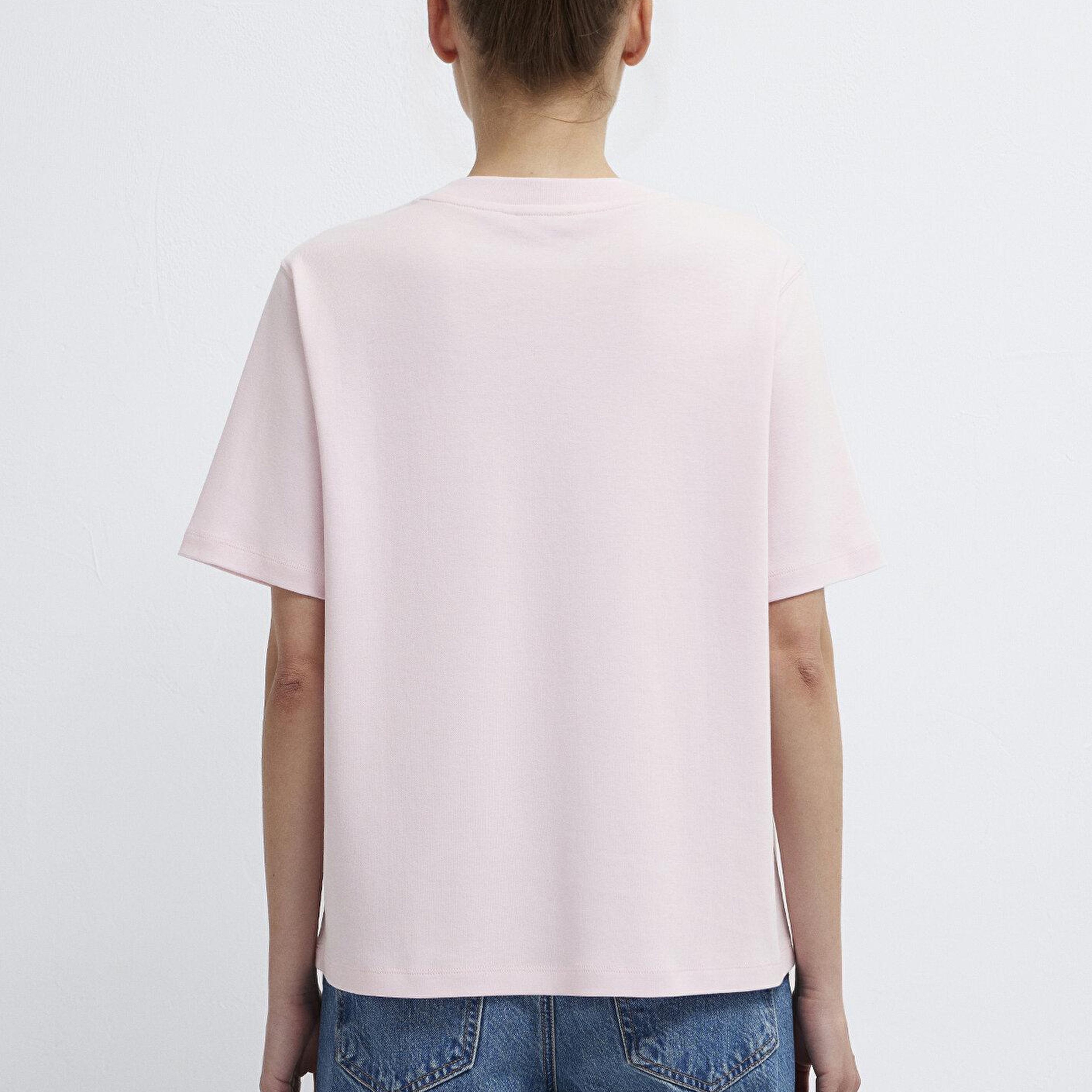 Mavi Pembe Tişört Regular Fit / Normal Kesim 1613890-89200