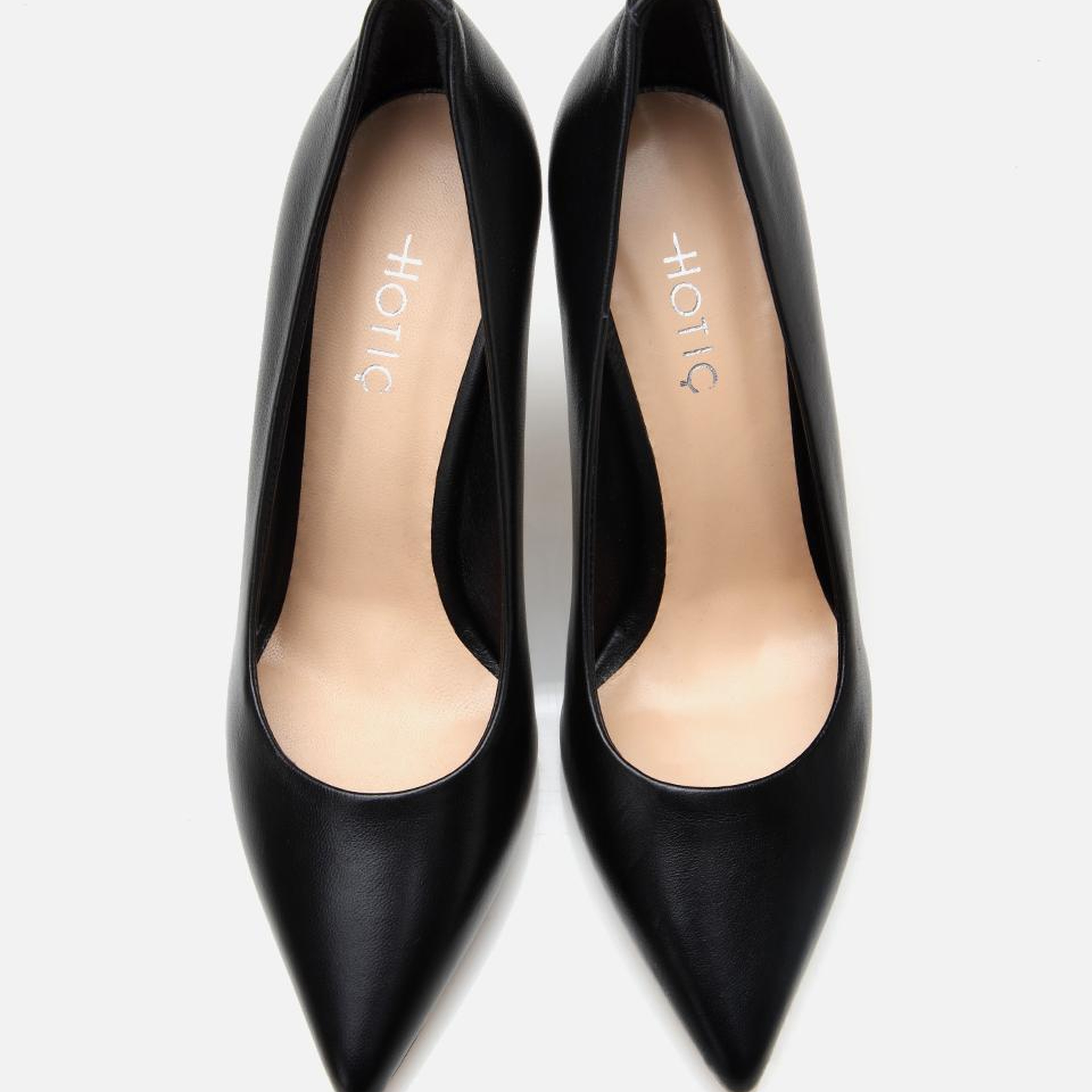 Kadın Deri Siyah İnce Topuklu Stiletto